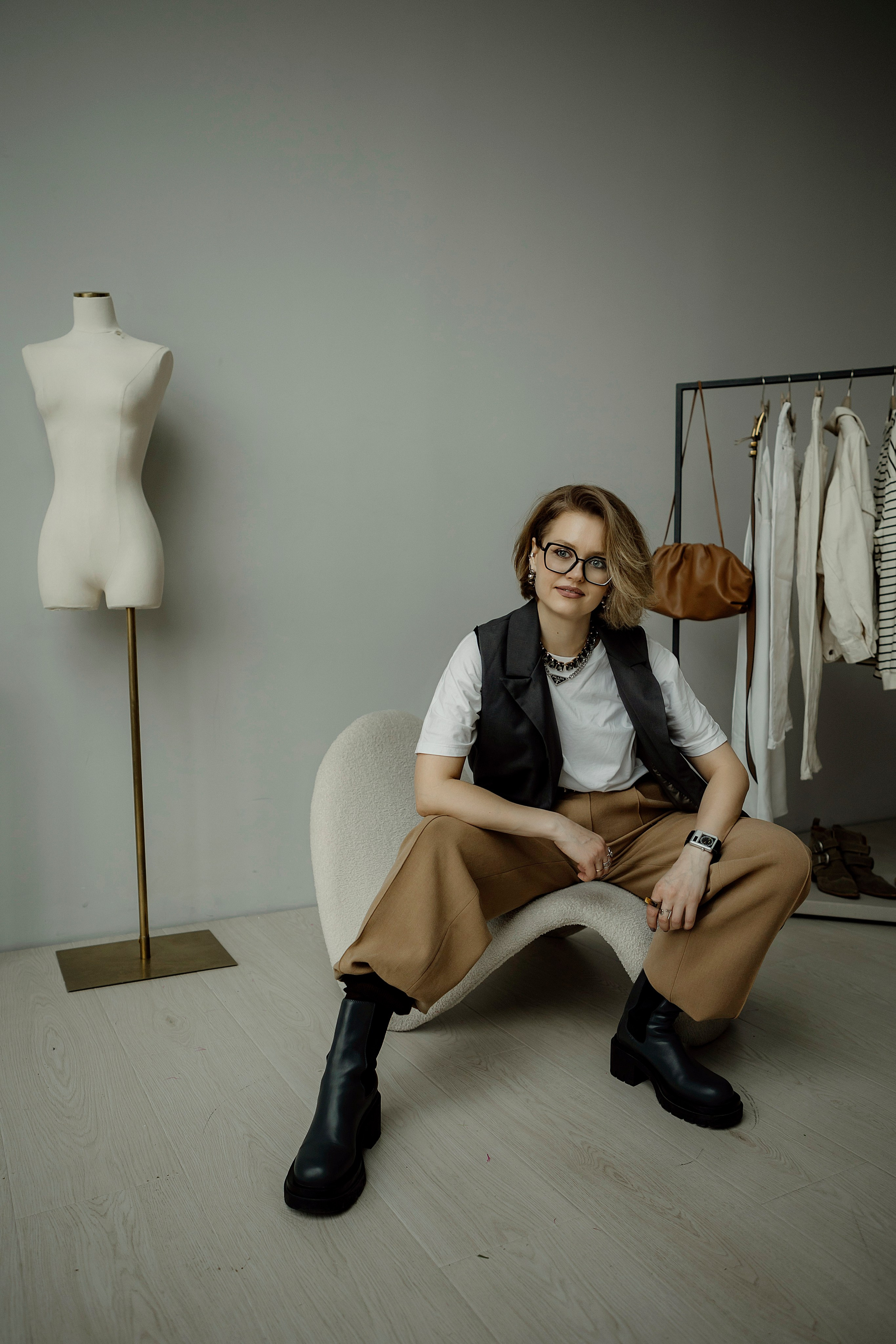 Контент для стилиста по одежде. Деловая и Бизнес съемка в  Москве Инесса Грушко