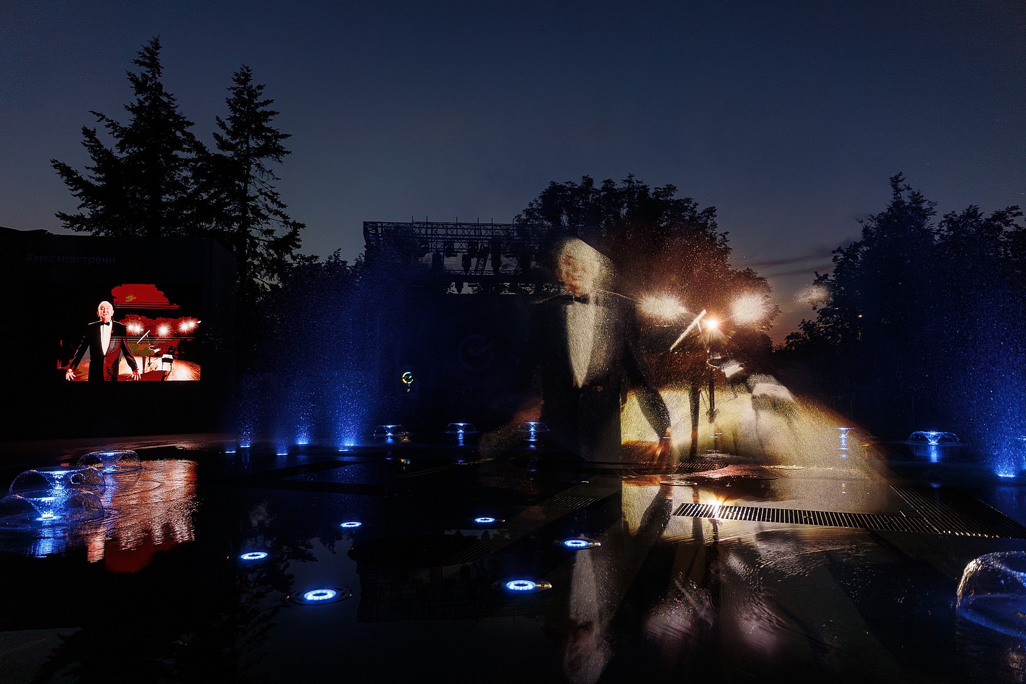 Открытие мультимедийного фонтана | СБЕР. Боченков Вадим | Фотограф в Пскове и Санкт-Петербурге