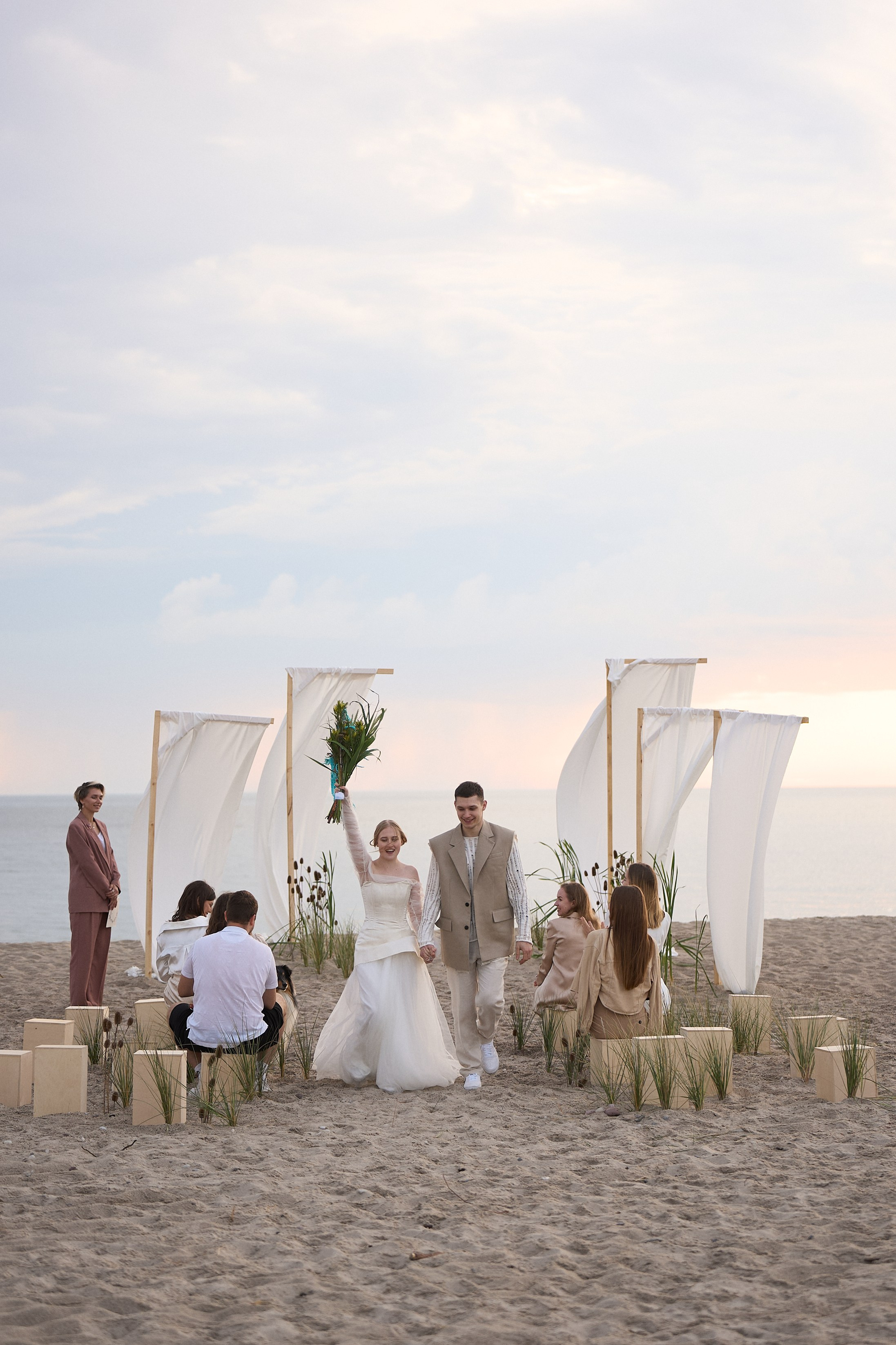 Янтарная свадьба. Калининград. Оформление свадеб, декор свадеб Вера Маркова, Москва