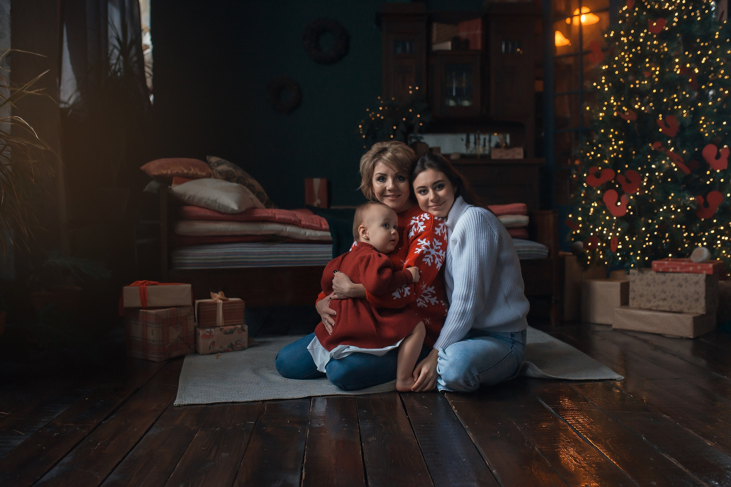 Новый год. Большая семья. Фотограф на крещение в Саратове Марина Грушина