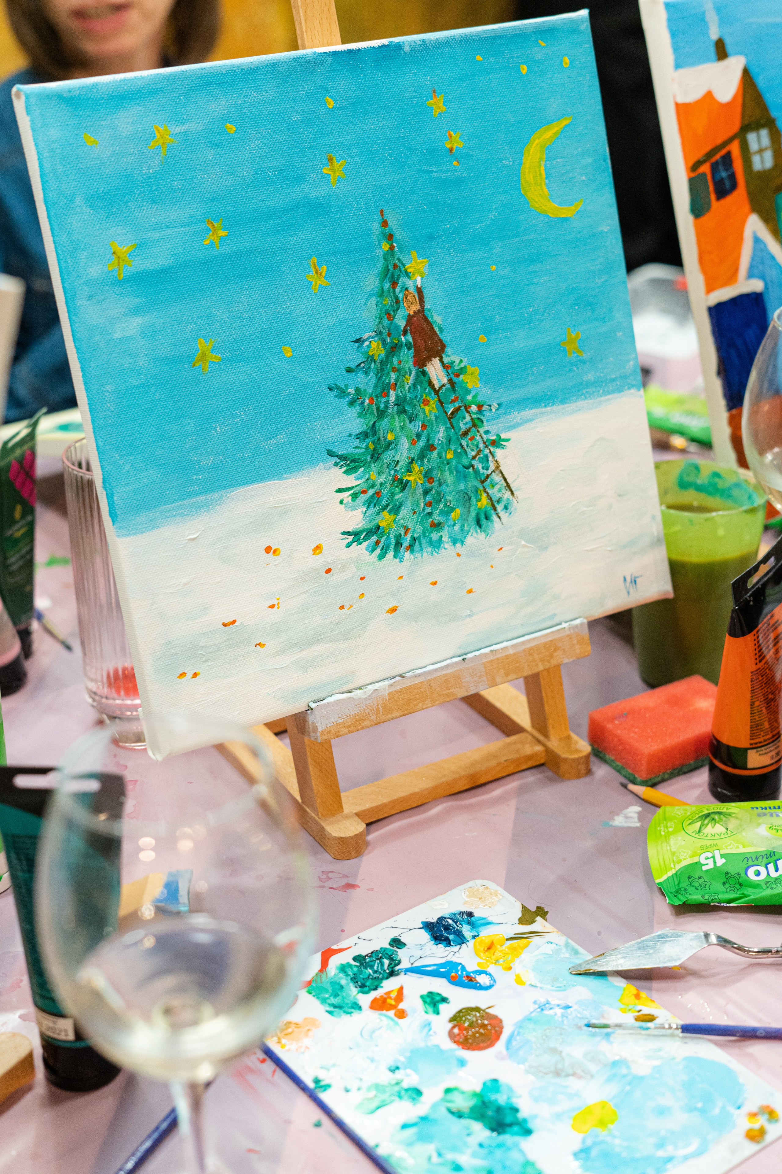 Корпоратив Teach Me Art 2. Портретный фотограф в Москве и Санкт-Петербурге Арина Чех