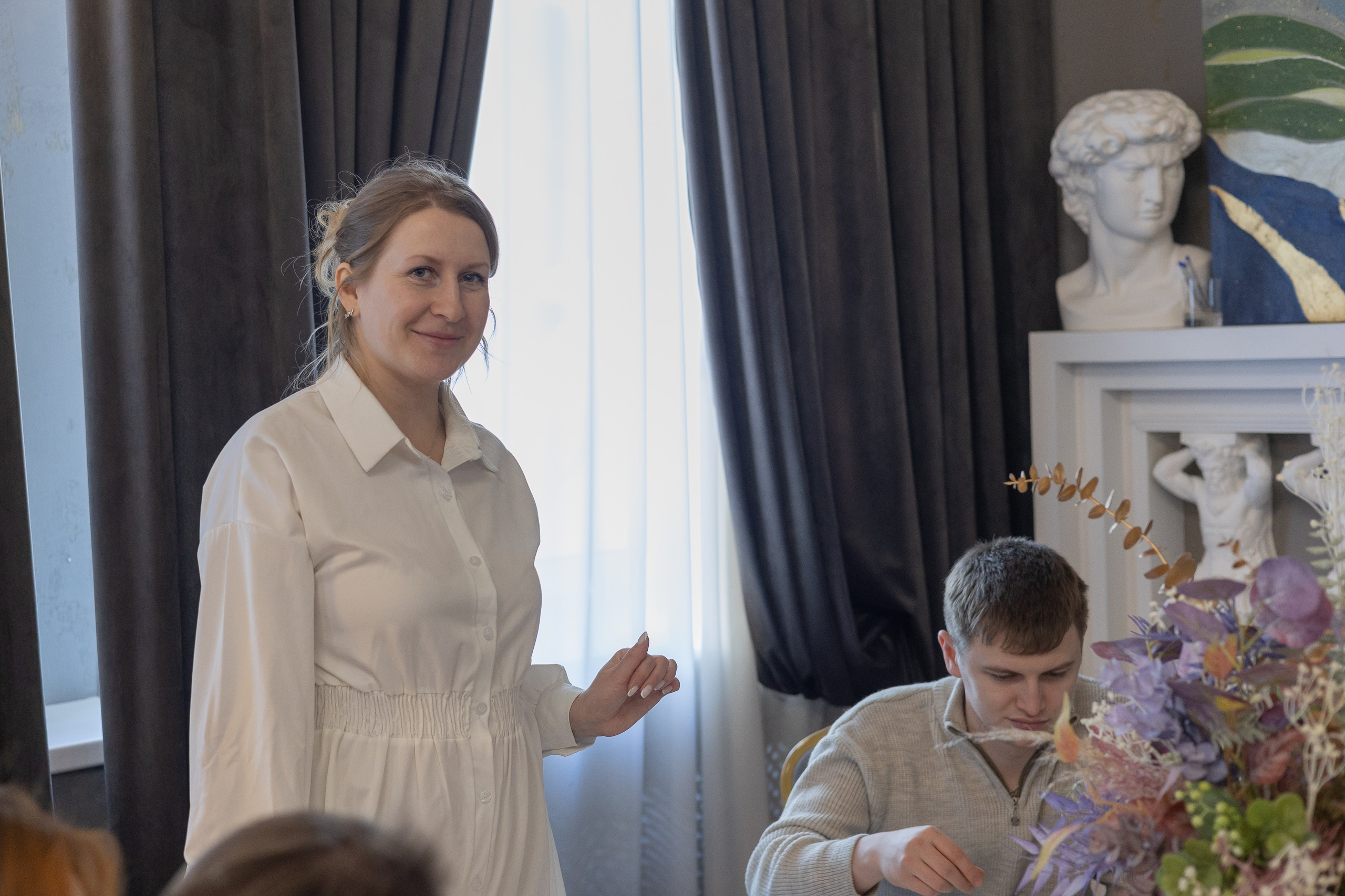 Свадебное чаепитие для молодоженов