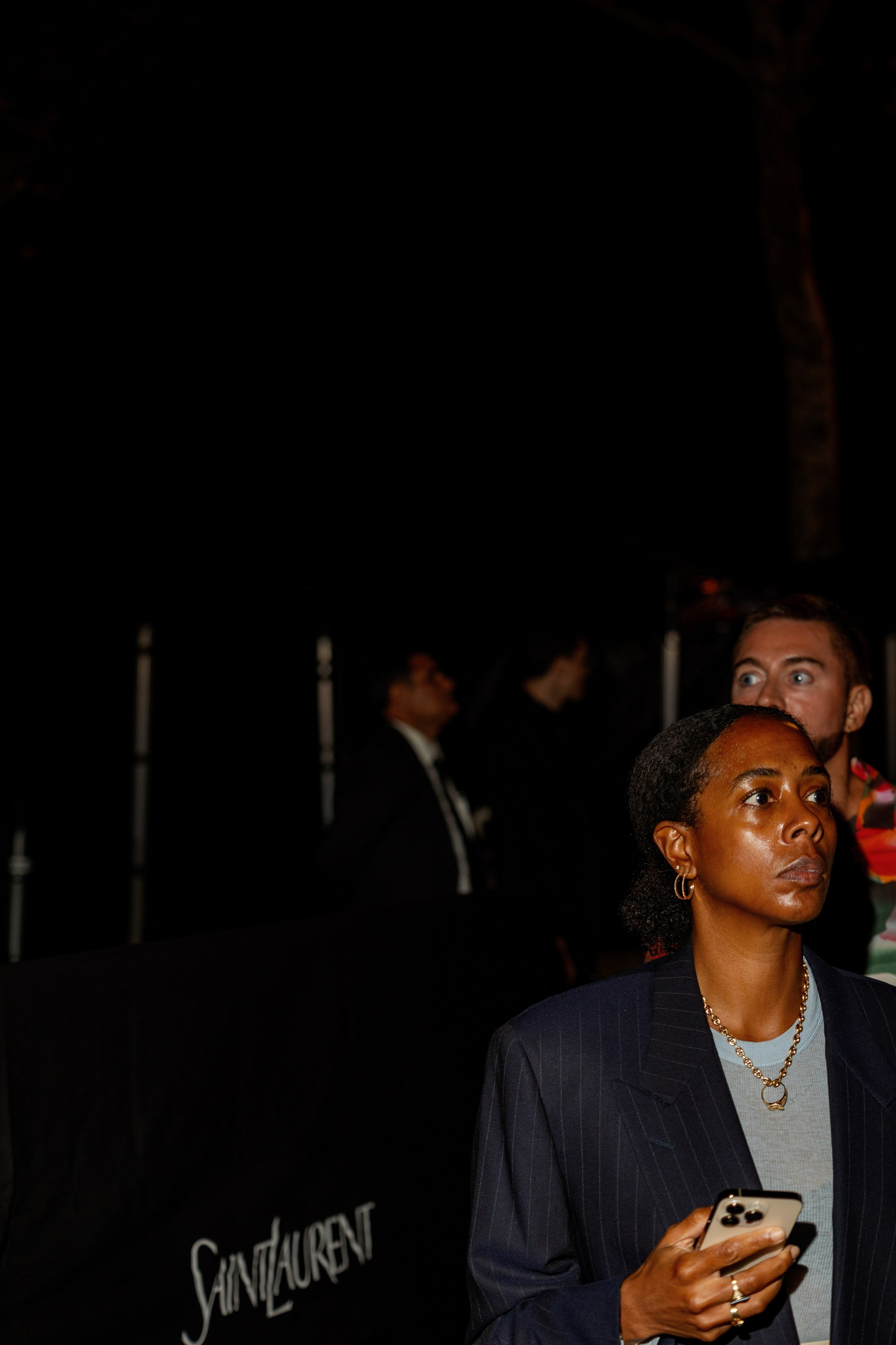 PFW SPRING SUMMER 2024 SAINT LAURENT. Photographer in Milan Ivan Goncharov