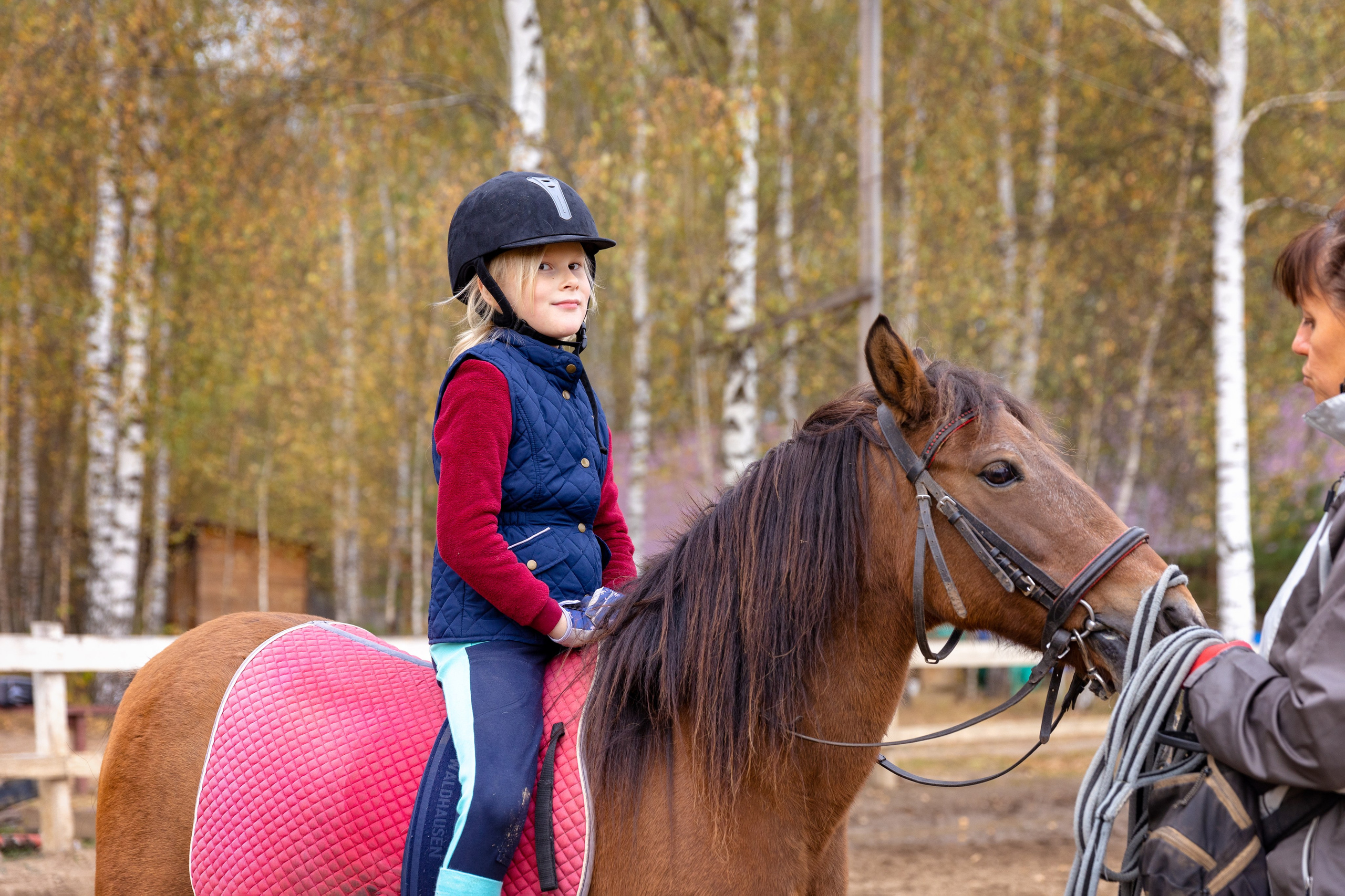 Конная тренировка Анастасии