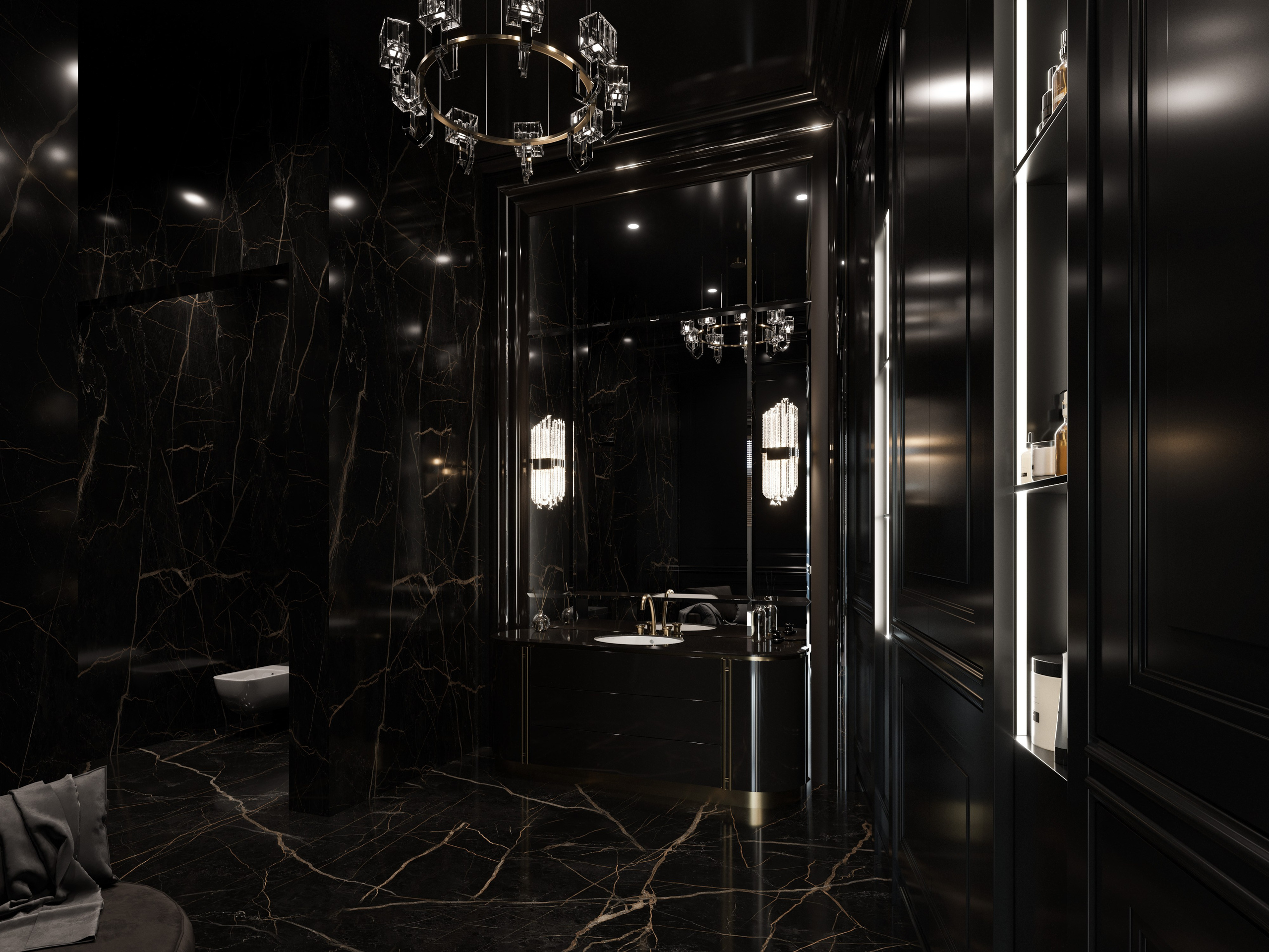 Классика и Современность: 3D Визуализации Особняка с Высокими Потолками. Визуализатор интерьера в Москве | Брагин Кирилл