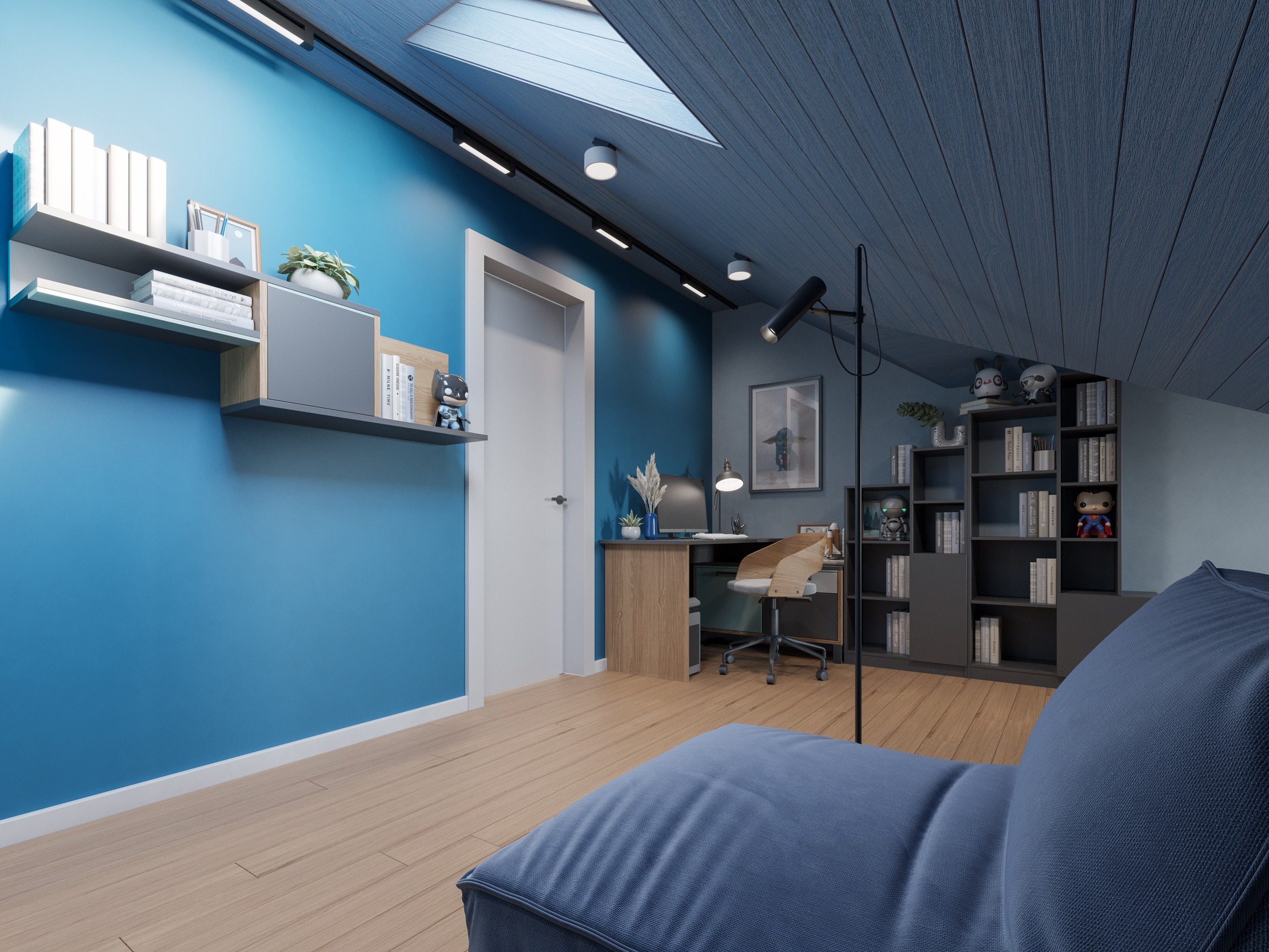 Загородный Дом в Современном Стиле: 3D Визуализации Интерьера с Атмосферой Уюта. Визуализатор интерьера в Москве | Брагин Кирилл