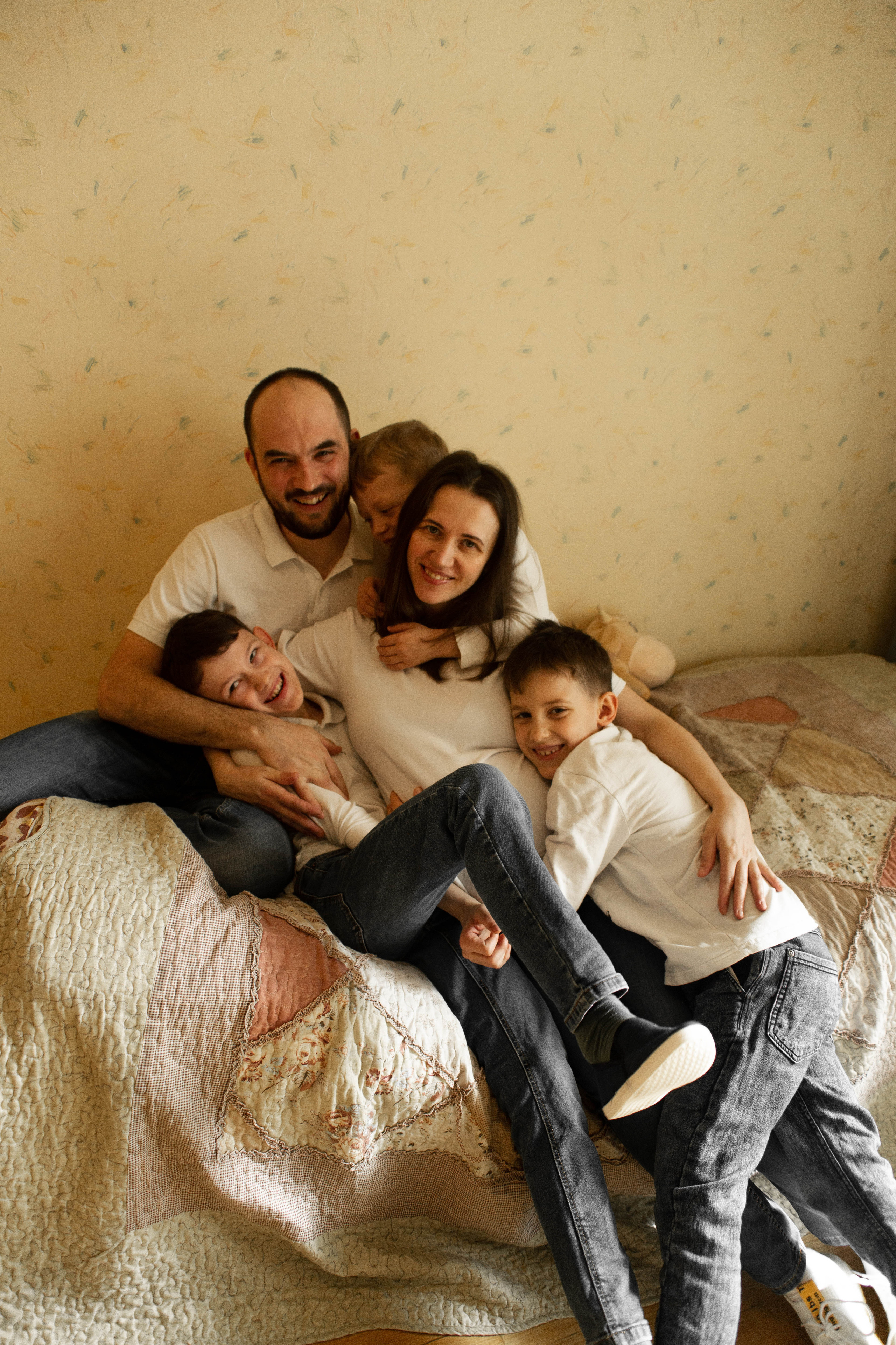 Домашняя съемка Маргариты и ее большой семьи. Мария Маркова детский и семейный фотограф в Москве