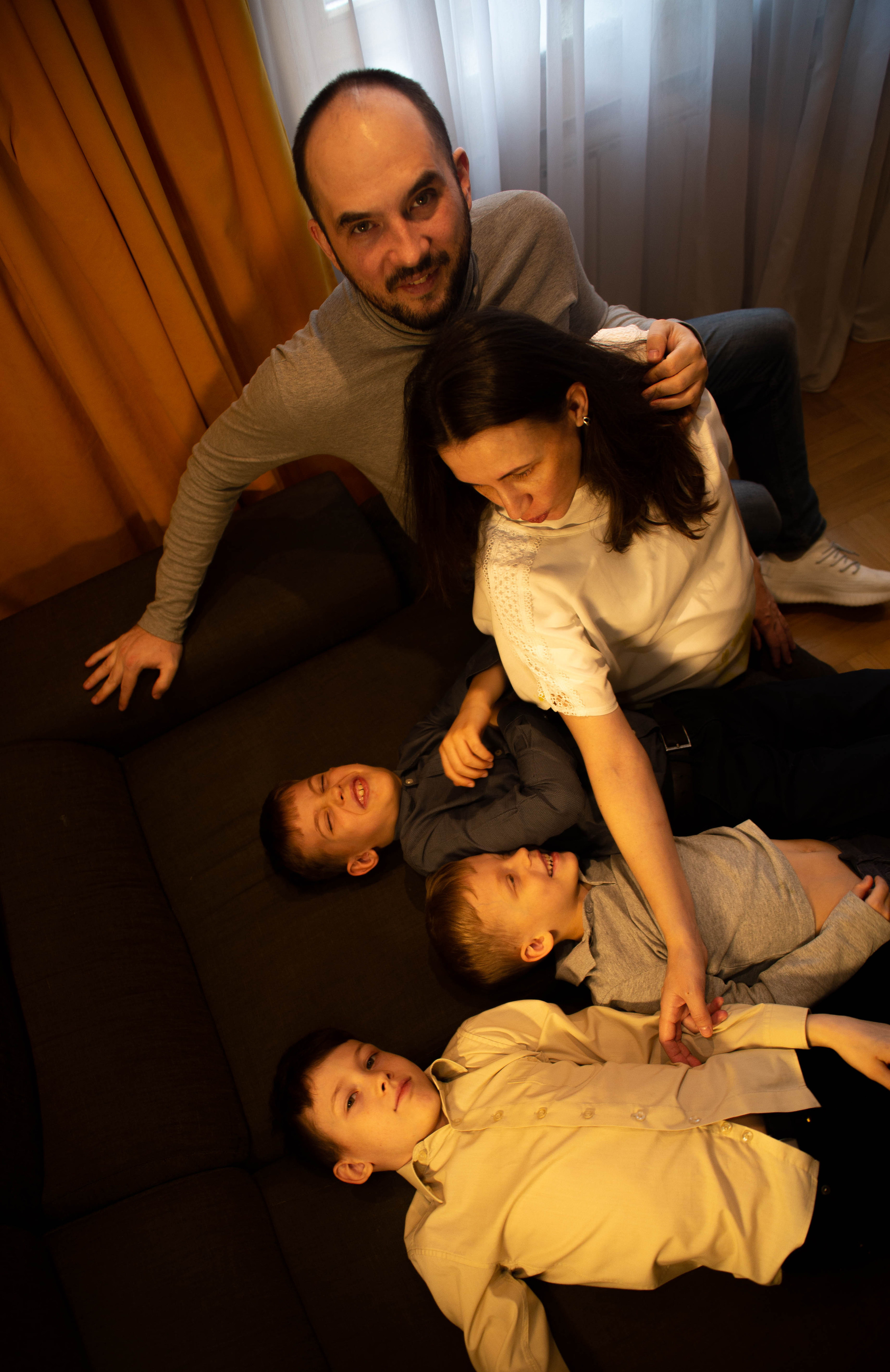 Домашняя съемка Маргариты и ее большой семьи. Мария Маркова детский и семейный фотограф в Москве