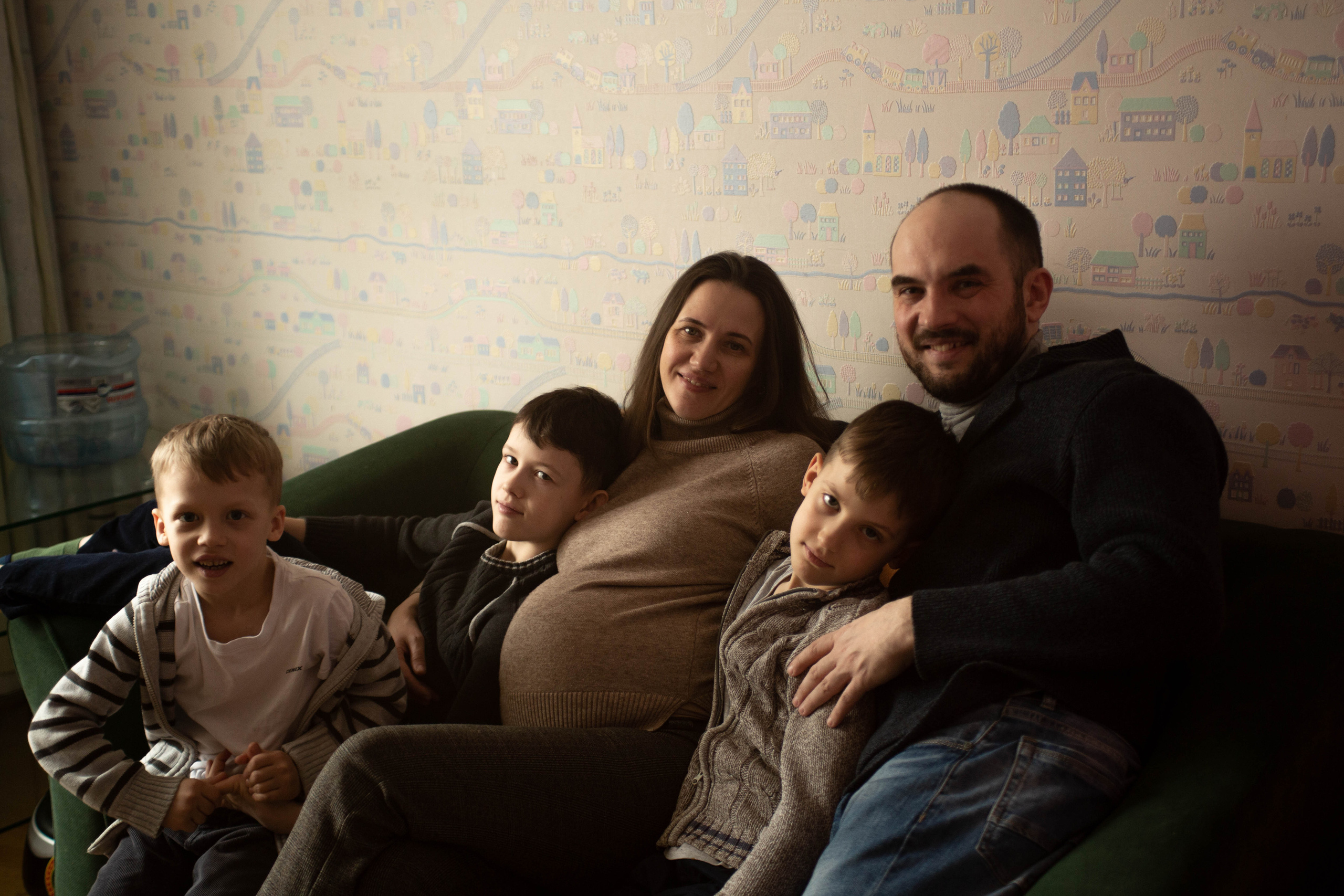 Домашняя съемка Маргариты и ее большой семьи. Мария Маркова детский и семейный фотограф в Москве