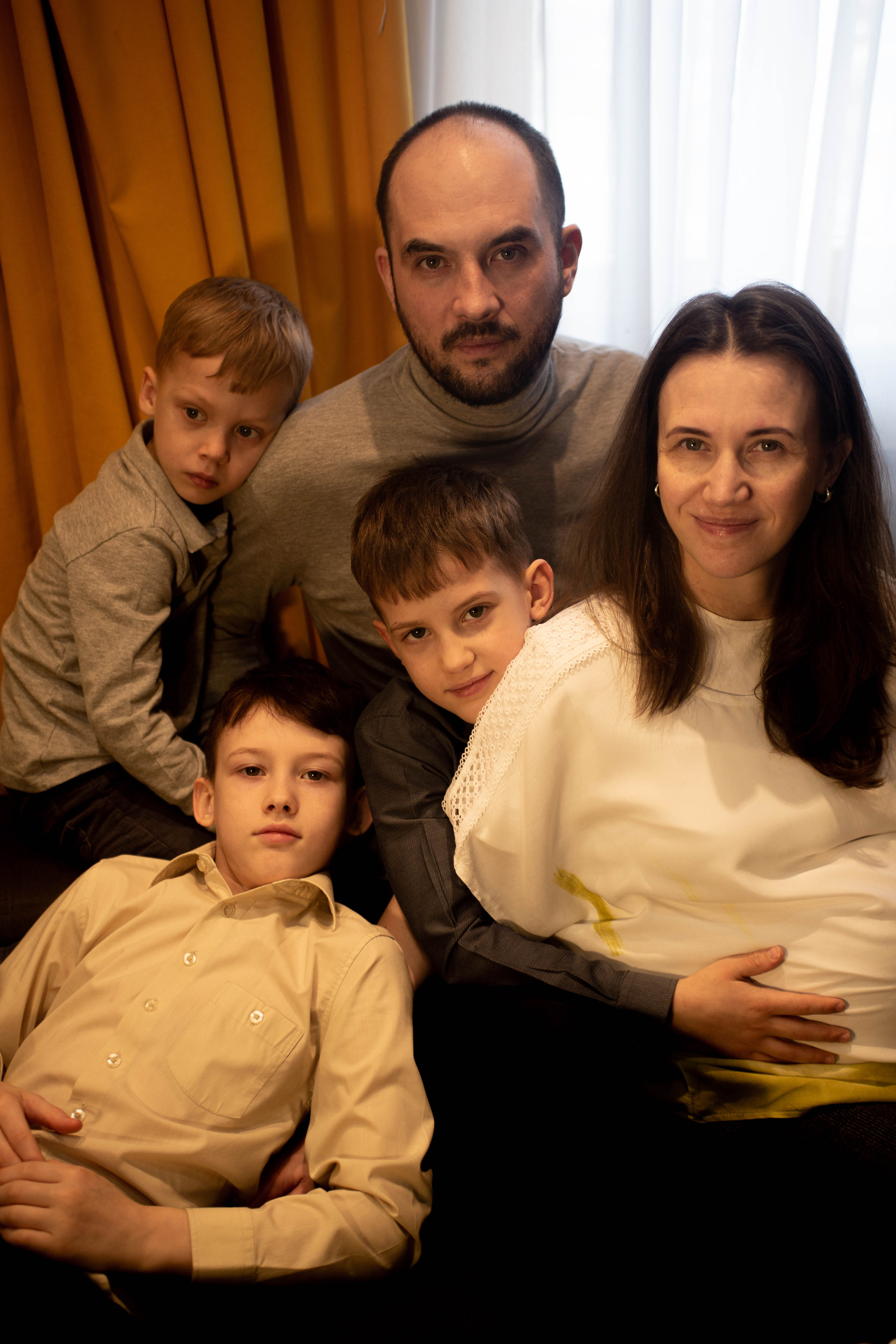 Домашняя съемка Маргариты и ее большой семьи. Мария Маркова детский и семейный фотограф в Москве