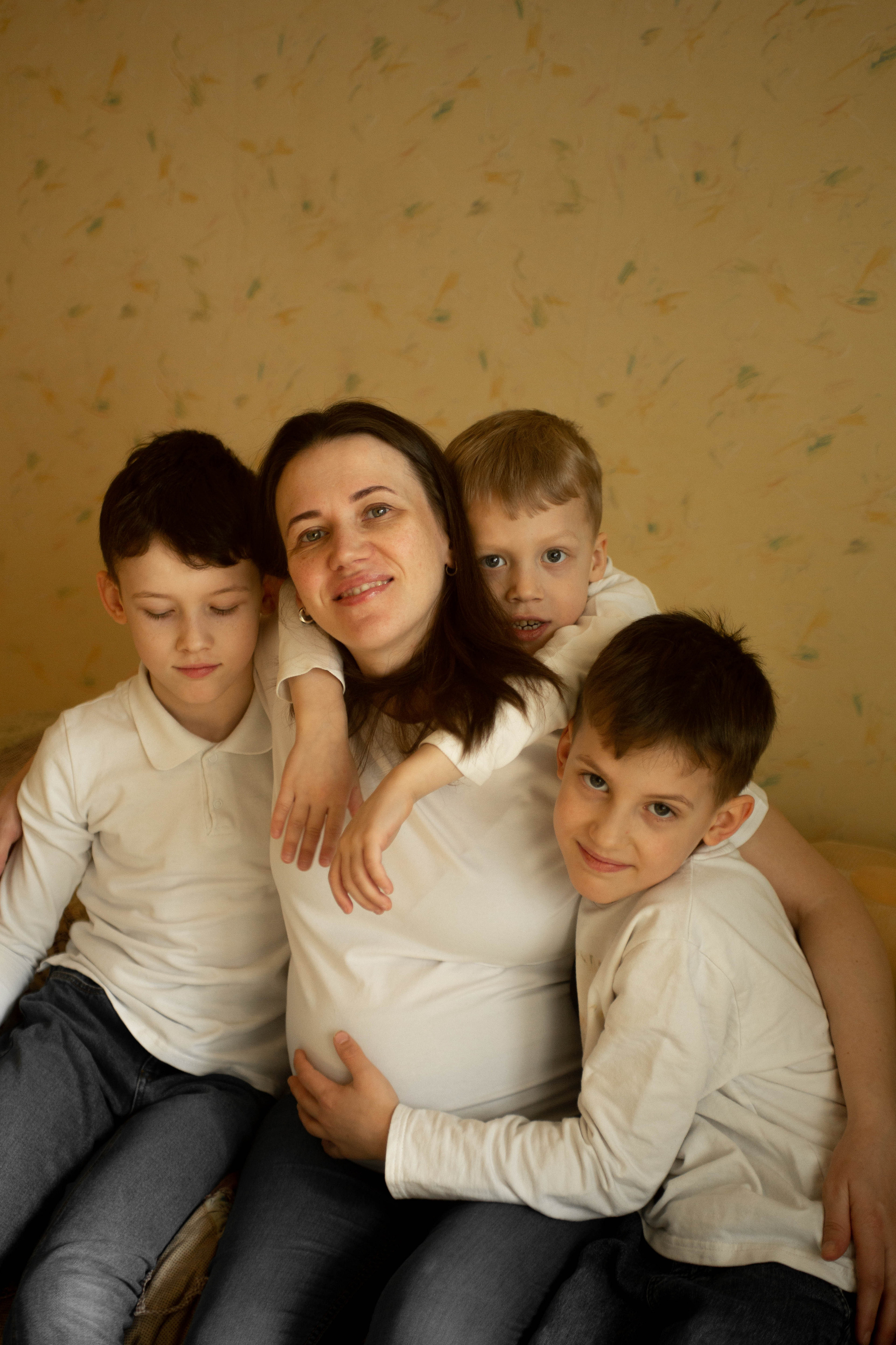 Домашняя съемка Маргариты и ее большой семьи. Мария Маркова детский и семейный фотограф в Москве