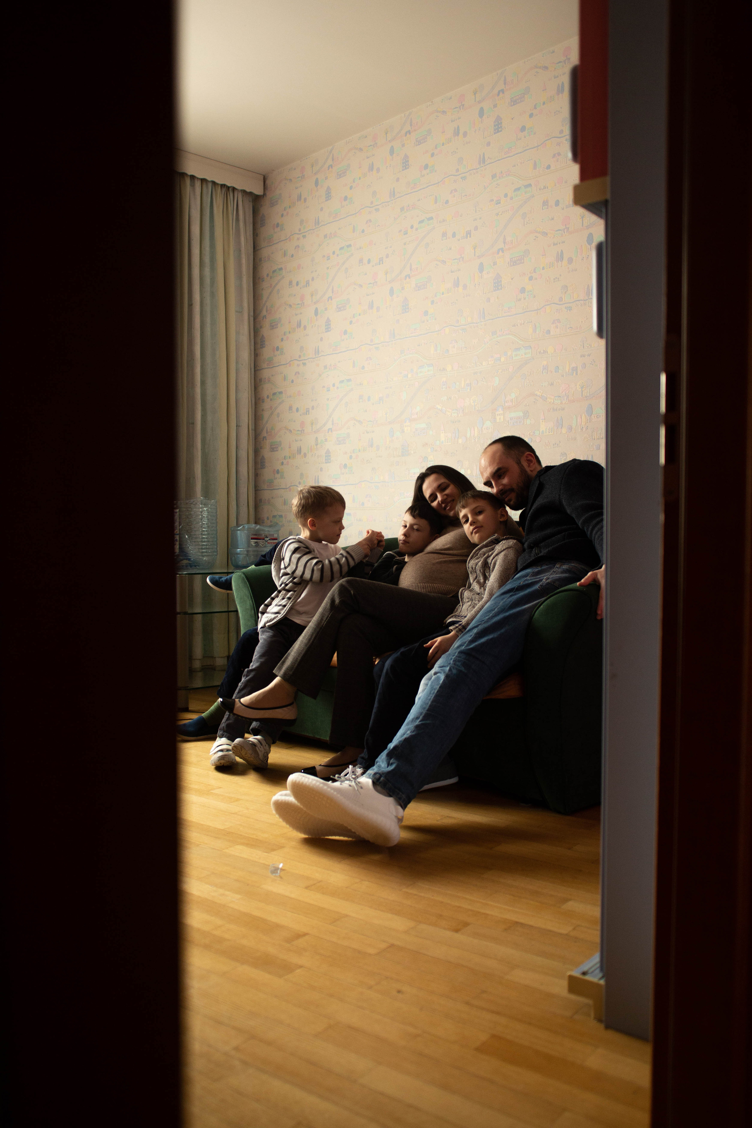 Домашняя съемка Маргариты и ее большой семьи. Мария Маркова детский и семейный фотограф в Москве