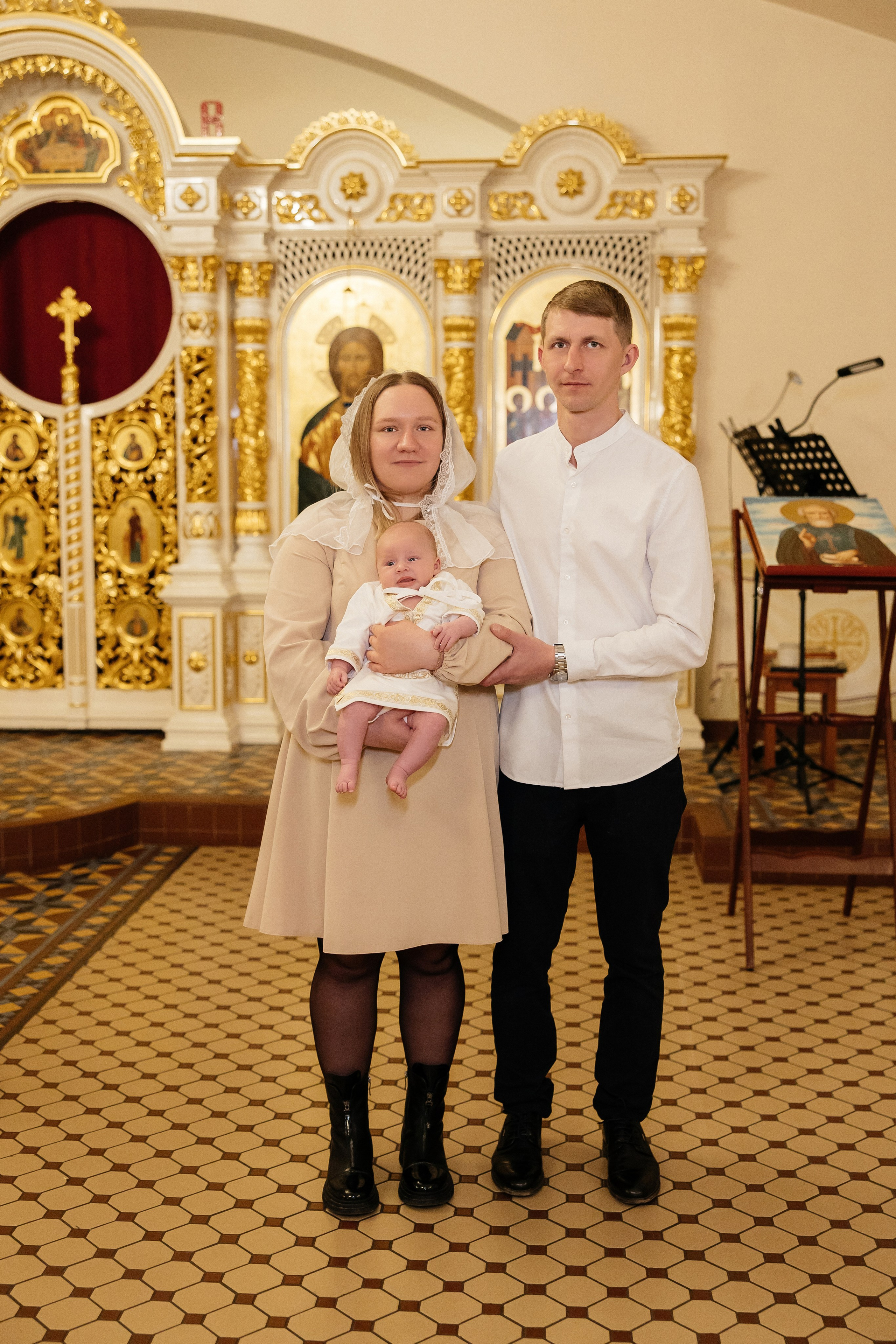 Таинство Крещения Максима и Александра. Храм Покрова Пресвятой Богородицы