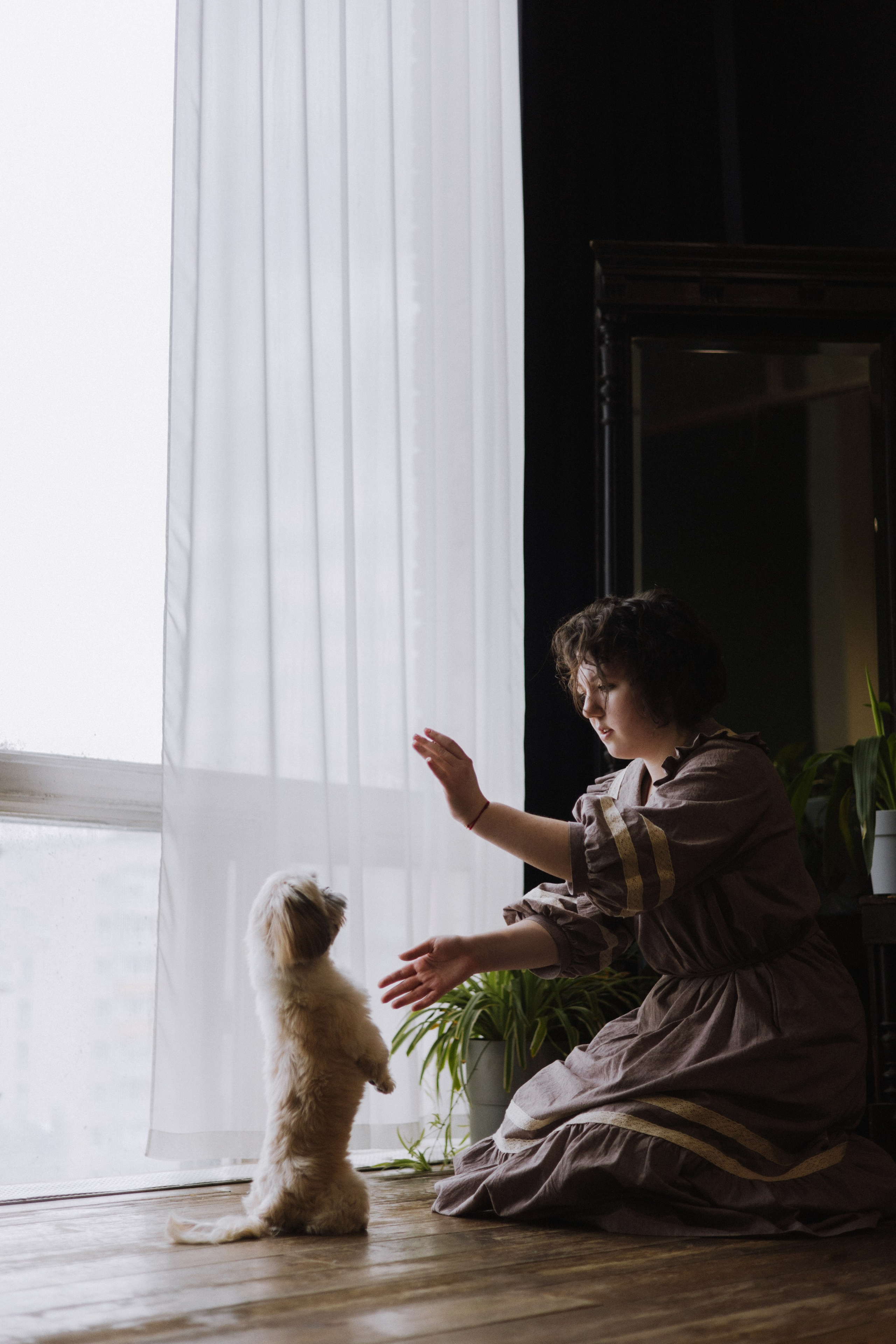 Ирина и Винни. Фотограф-анималист Богданова Полина