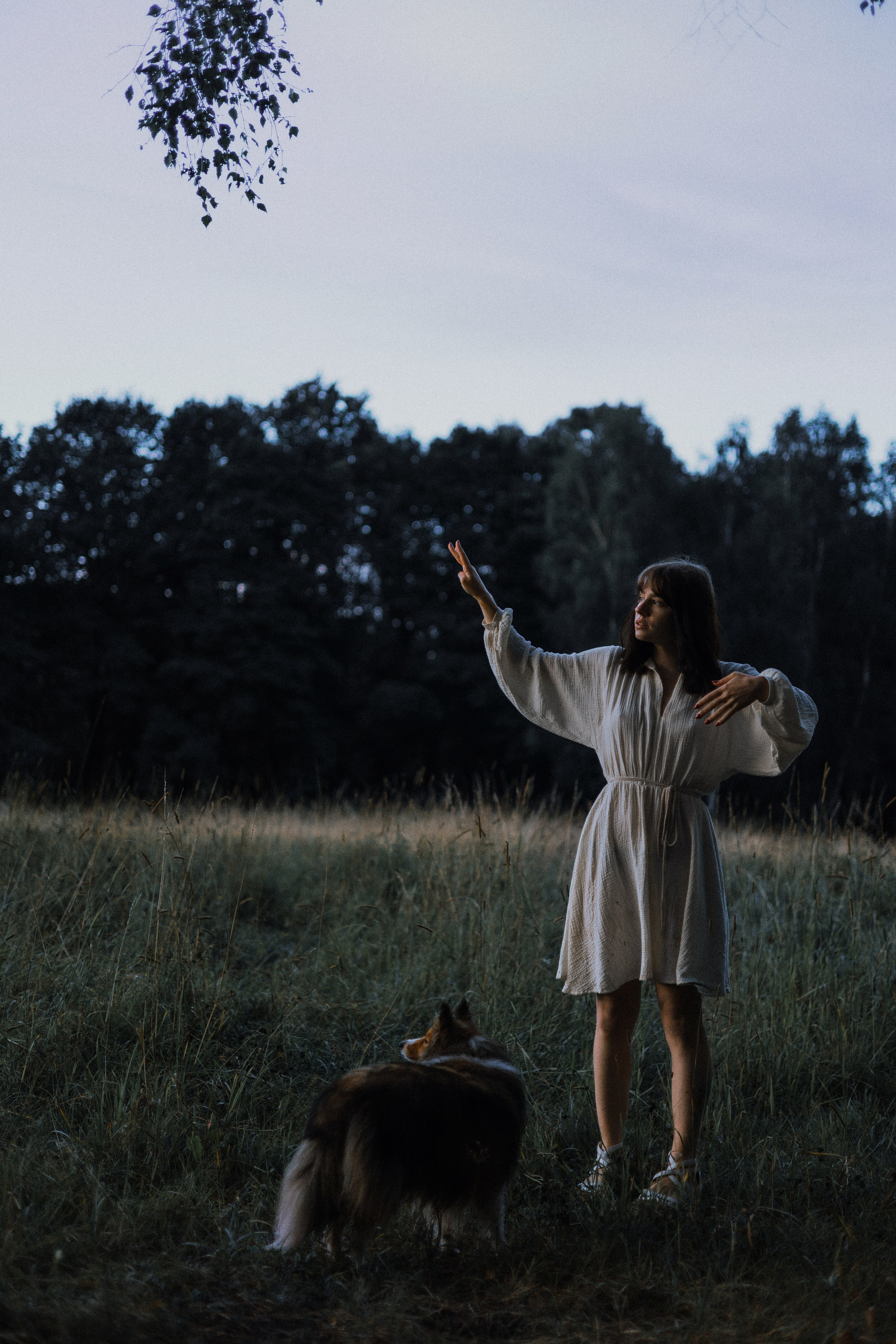 Аня и Скай. Фотограф-анималист Богданова Полина
