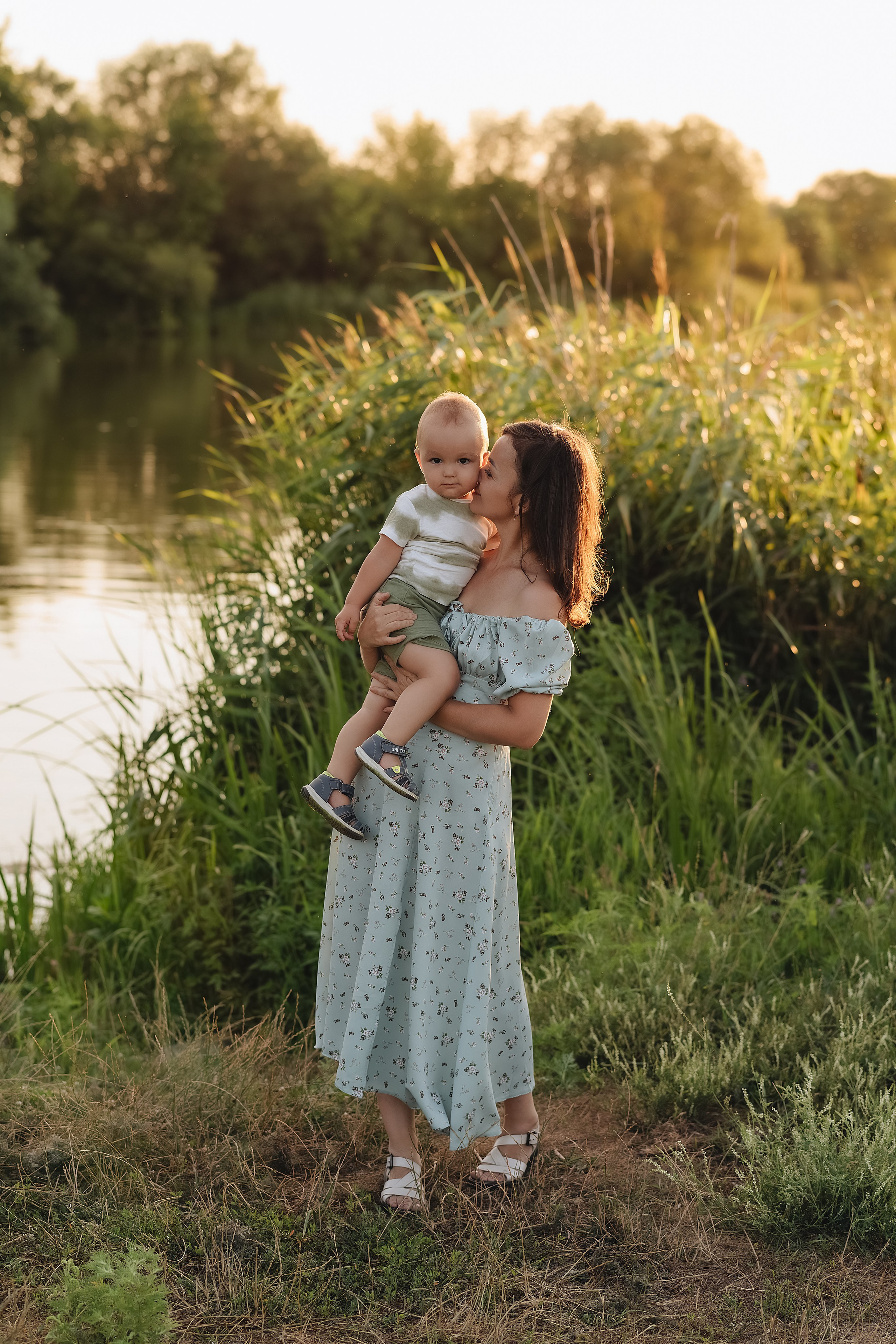 Семейная съемка на закате. Фотограф Карина Шмулёва. Воронеж и область