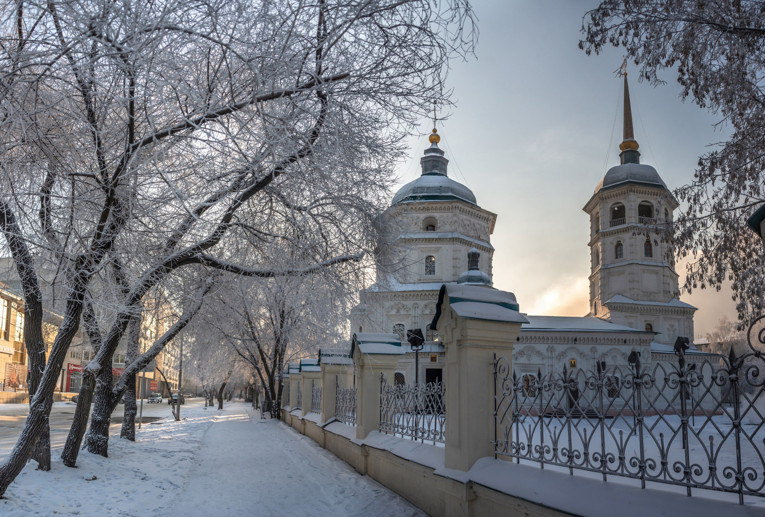 Зимний Иркутск. Фотограф Лара Кучина