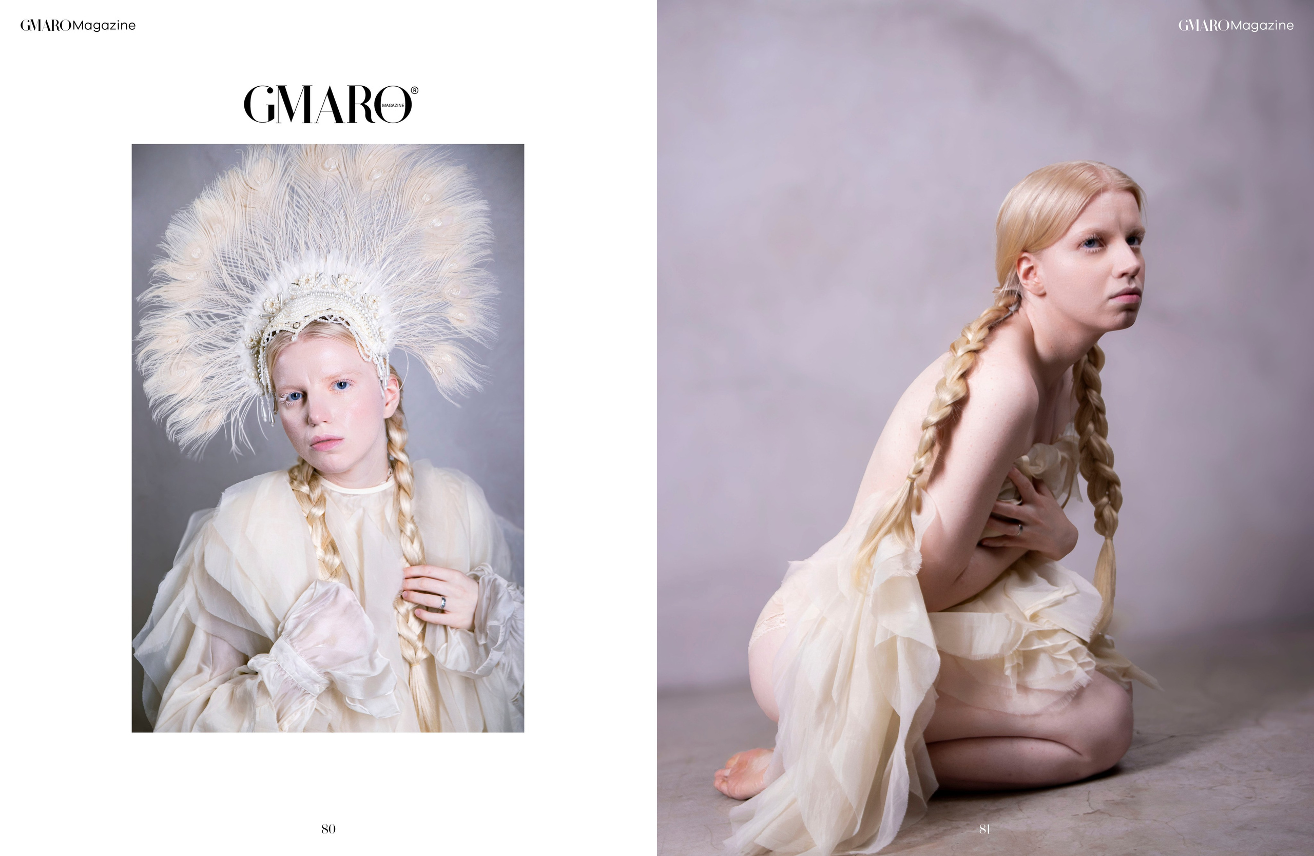 Стилизованный студийный портрет. Публикация в GMARO magazine. Портретный фотограф в Санкт-Петербурге Савельева Ольга