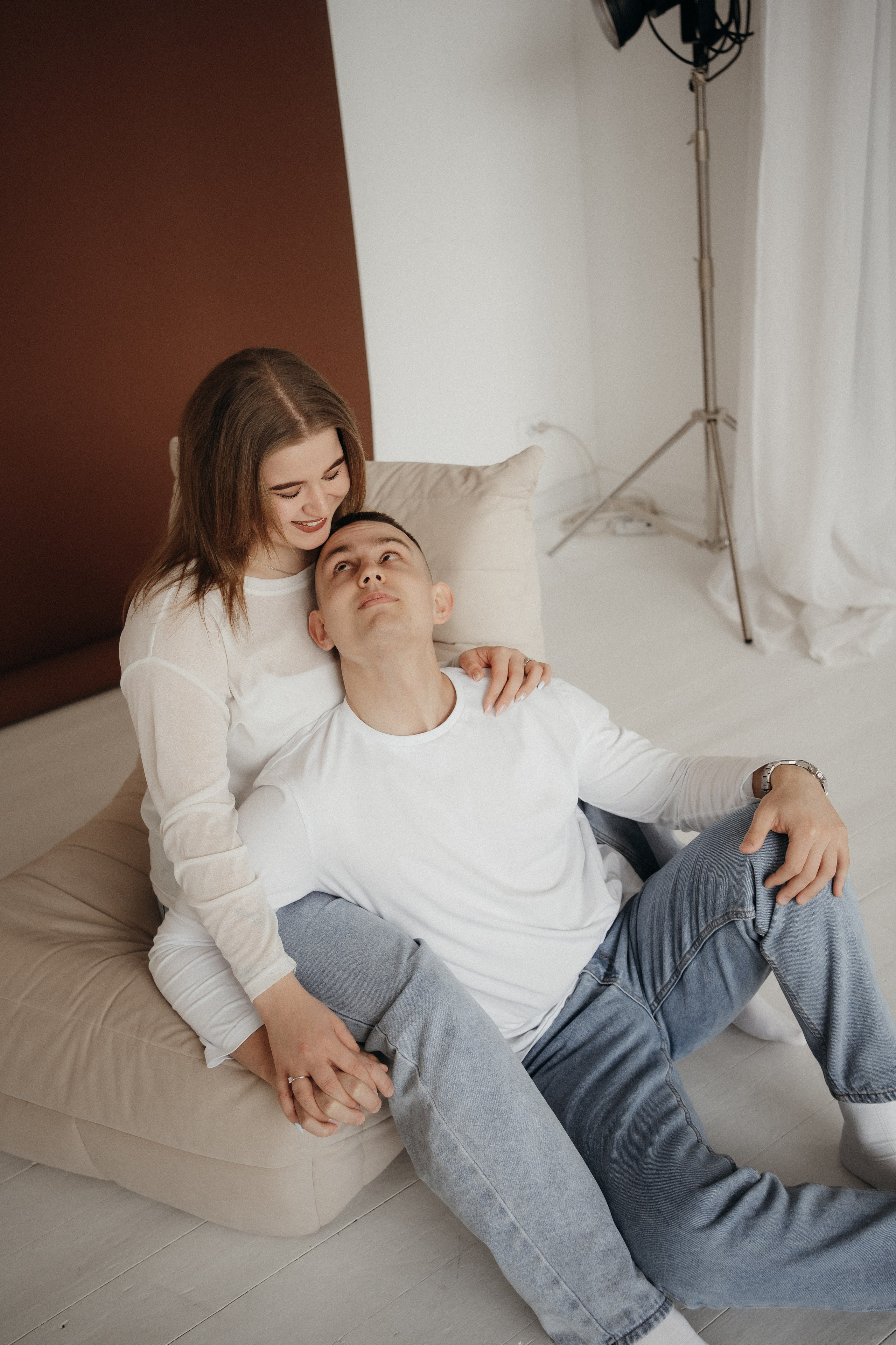 Парная фотосессия в студии в Архангельске. Портретный и свадебный фотограф в Архангельске Елизавета Стрекаловская