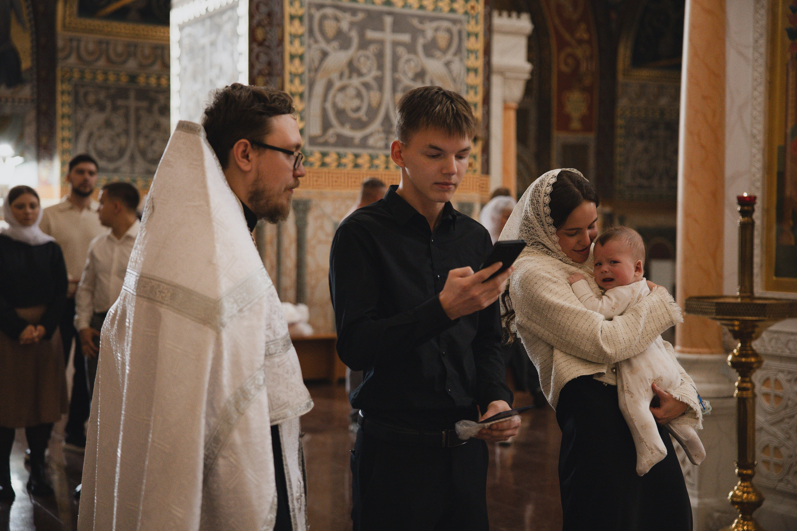 Крещение Кирюши. Фотограф Ломакина Анастасия