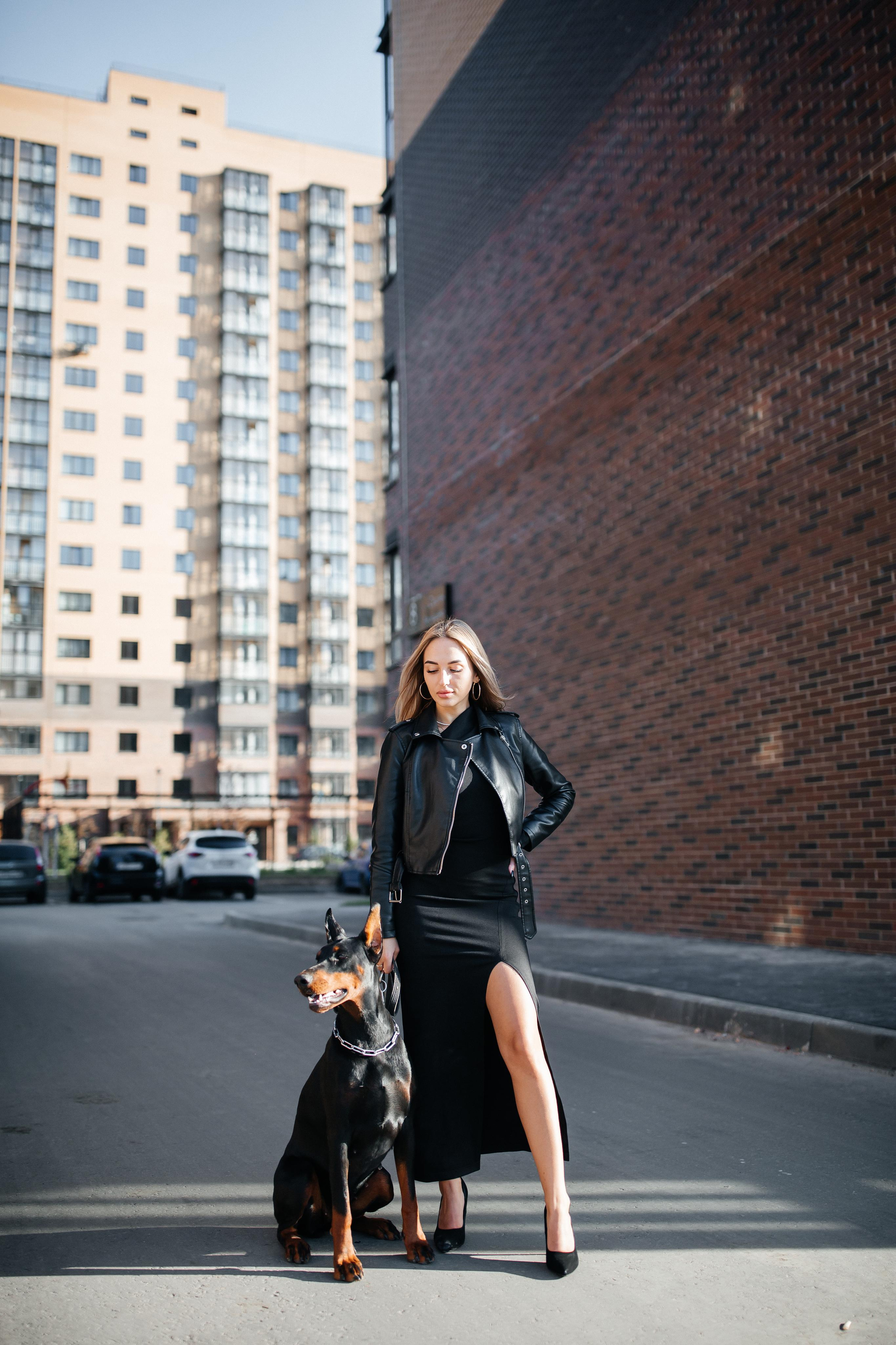 Фото дни с Доберманом. Свадебный фотограф в Москве и Твери