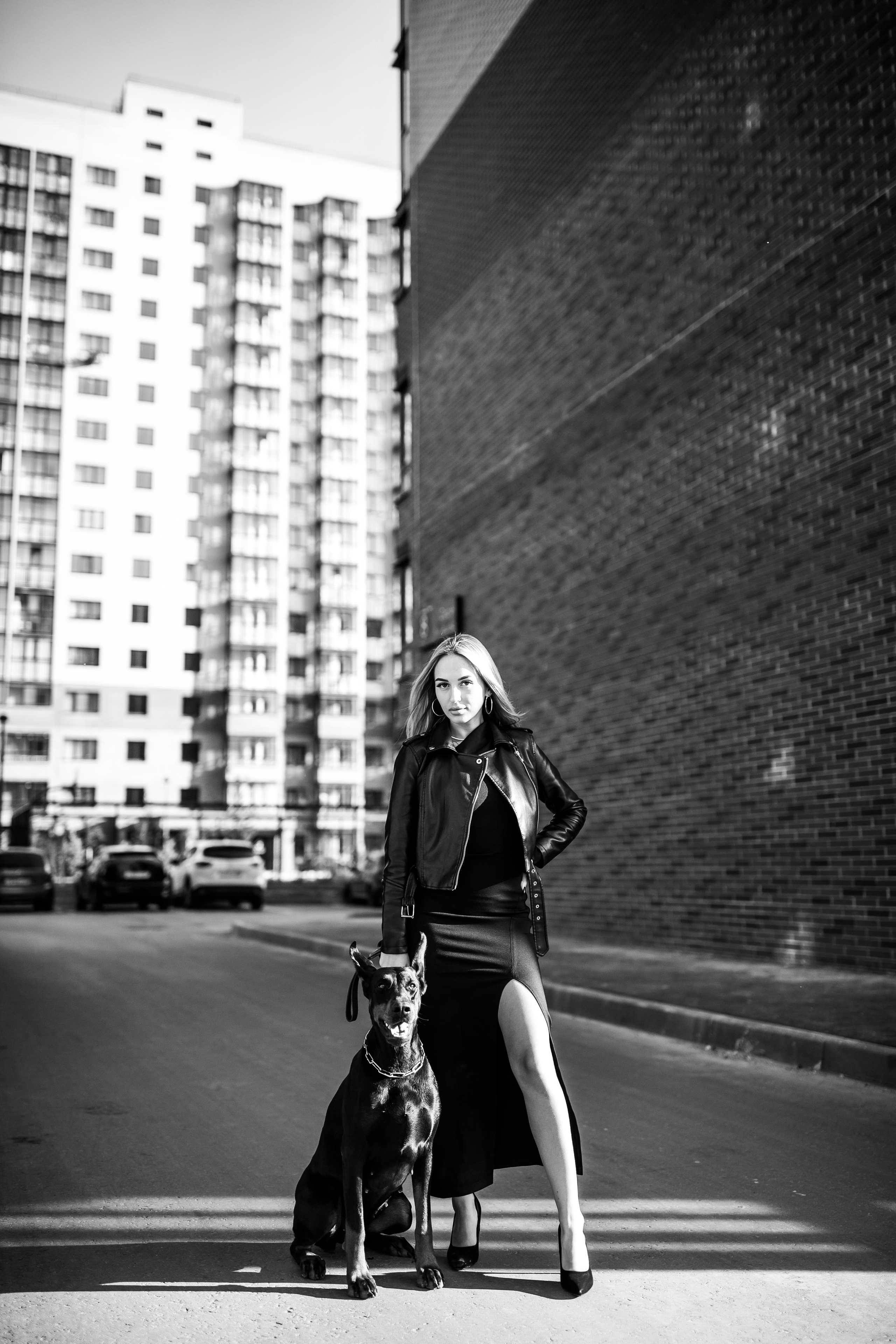 Фото дни с Доберманом. Свадебный фотограф в Москве и Твери