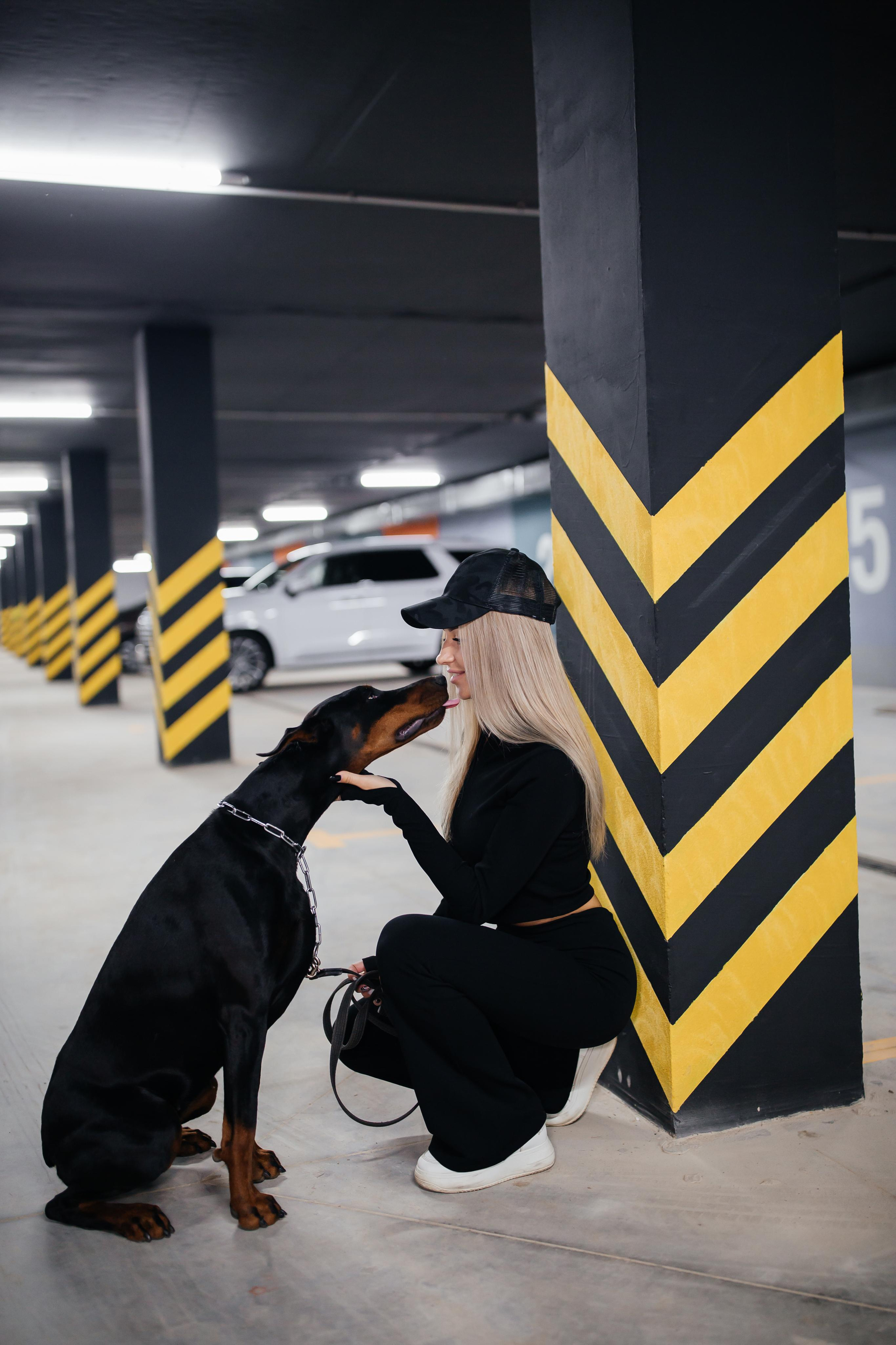 Фото дни с Доберманом. Свадебный фотограф в Москве и Твери