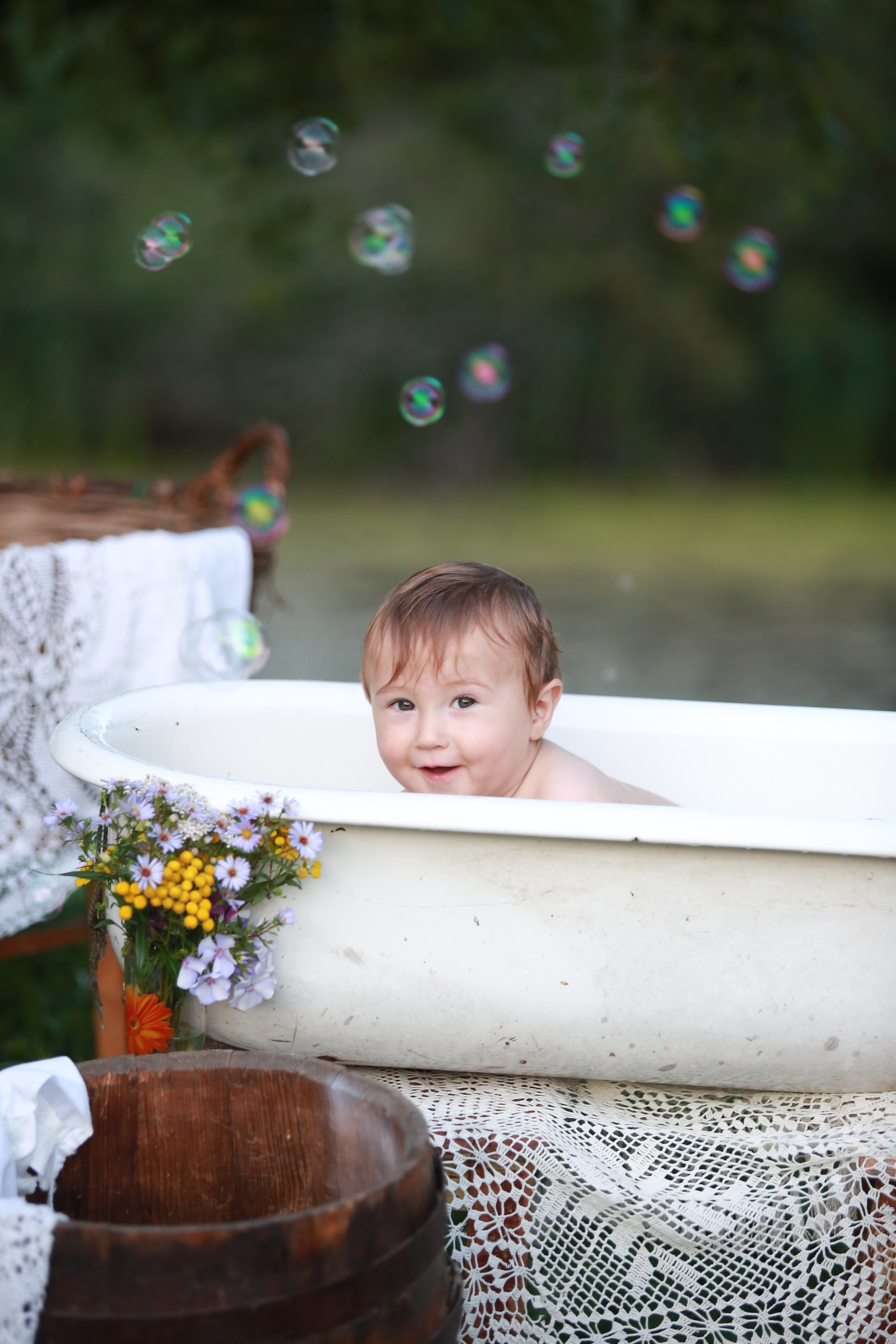 Проект «Ретро стирка на реке». Семейный и детский фотограф в Москве Мария Быкова