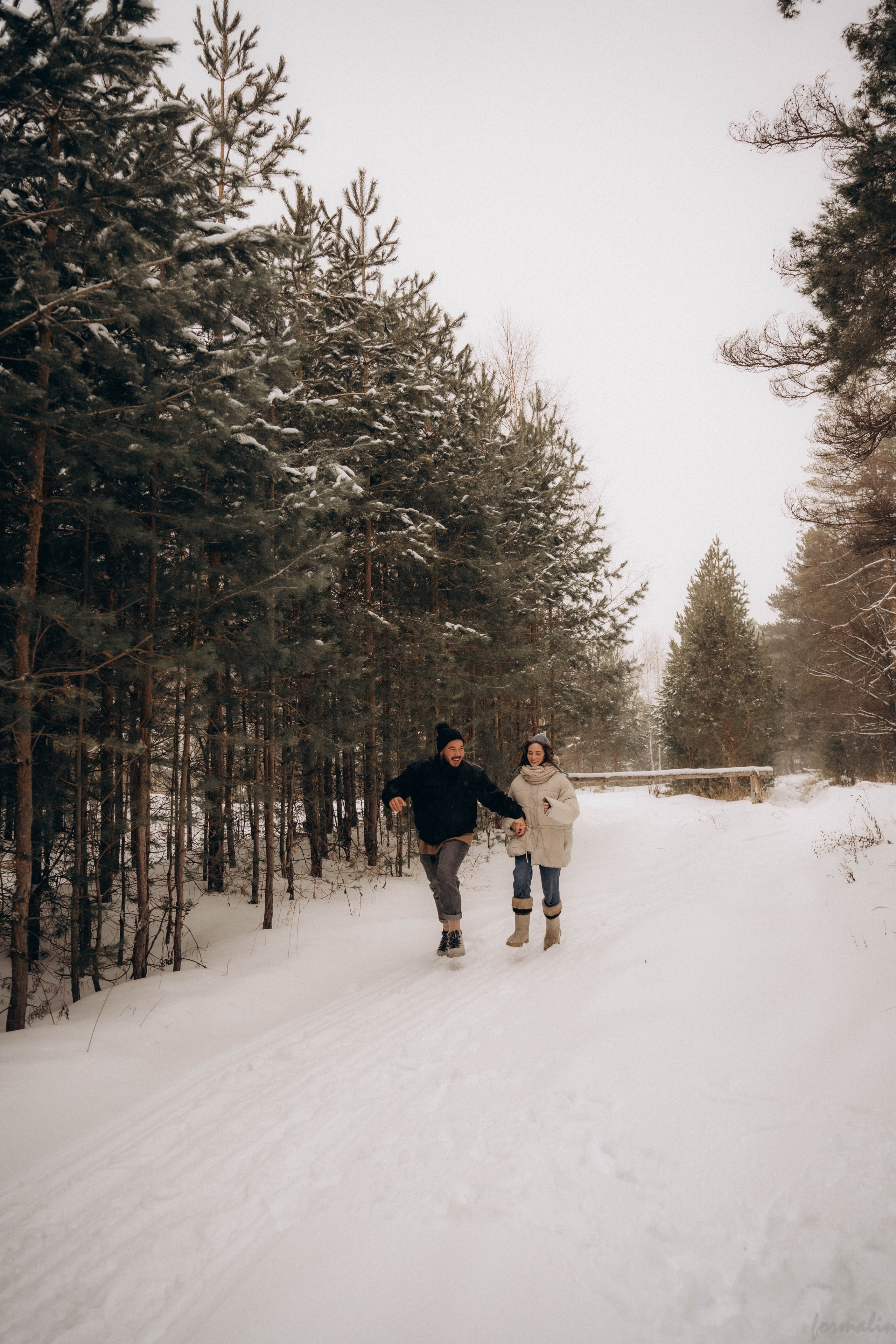 Романтичный снегопад. Алиса Никитцова | Фотограф в Казани