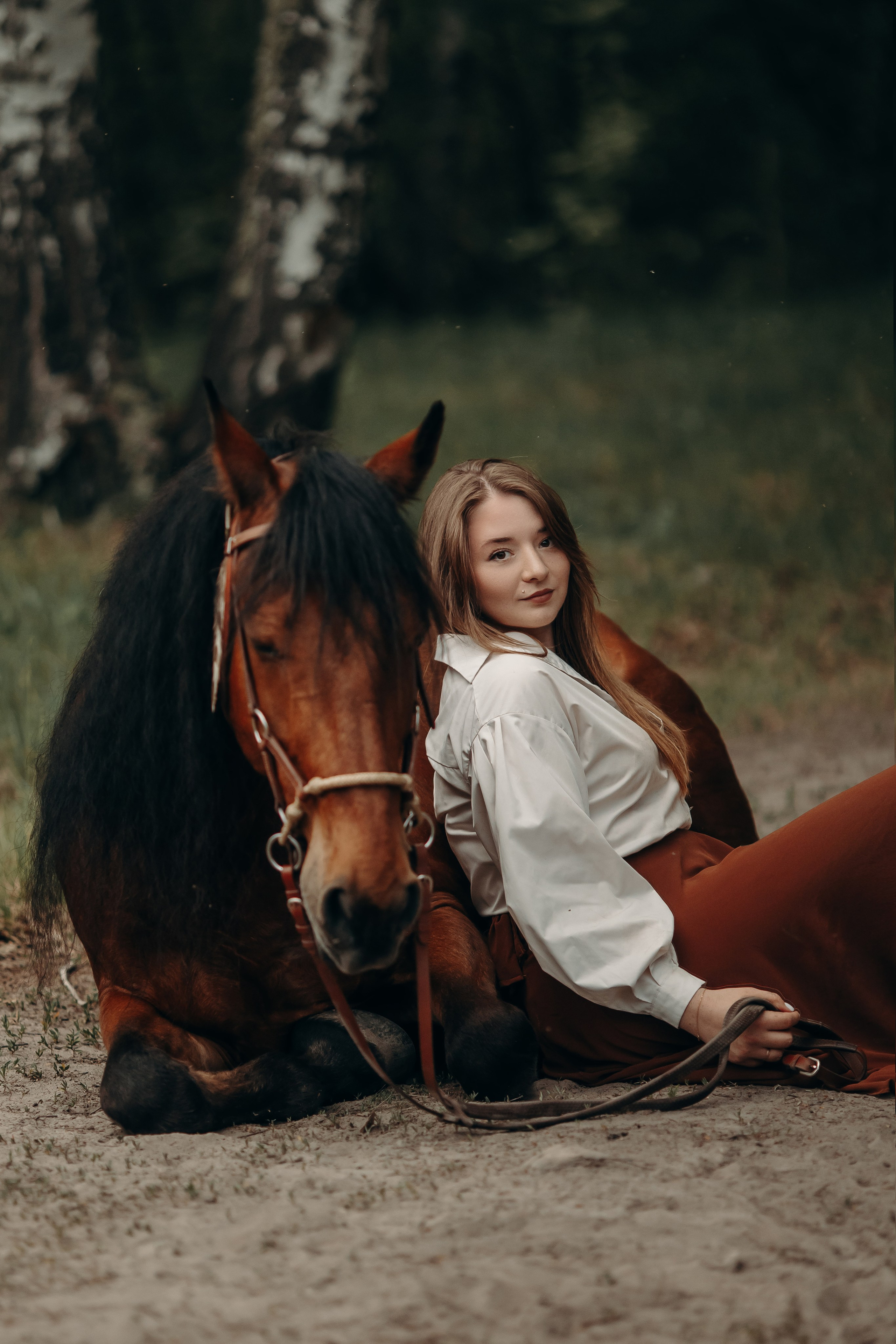 Ксения и Талисман. Анна Молчанова конный фотограф в Тюмени | фотосессии с лошадьми Тюмень