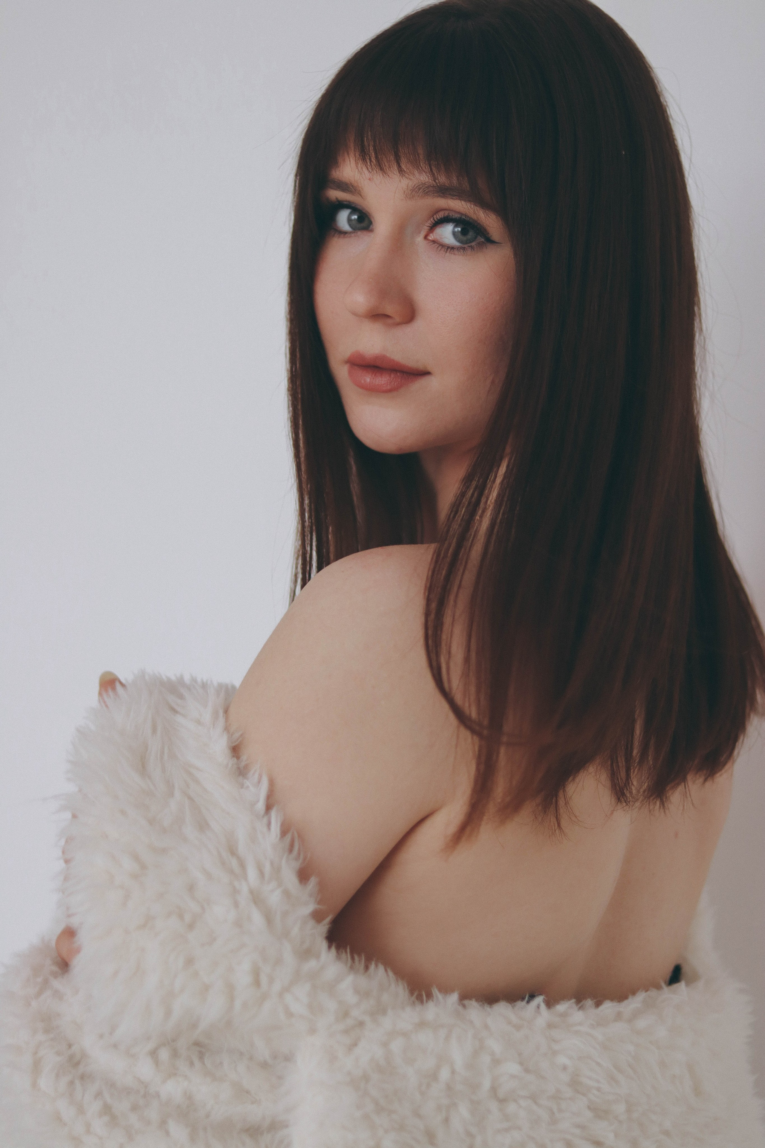 Фотосъёмка Вики в студии. Фотограф Самара Лена Мандарин