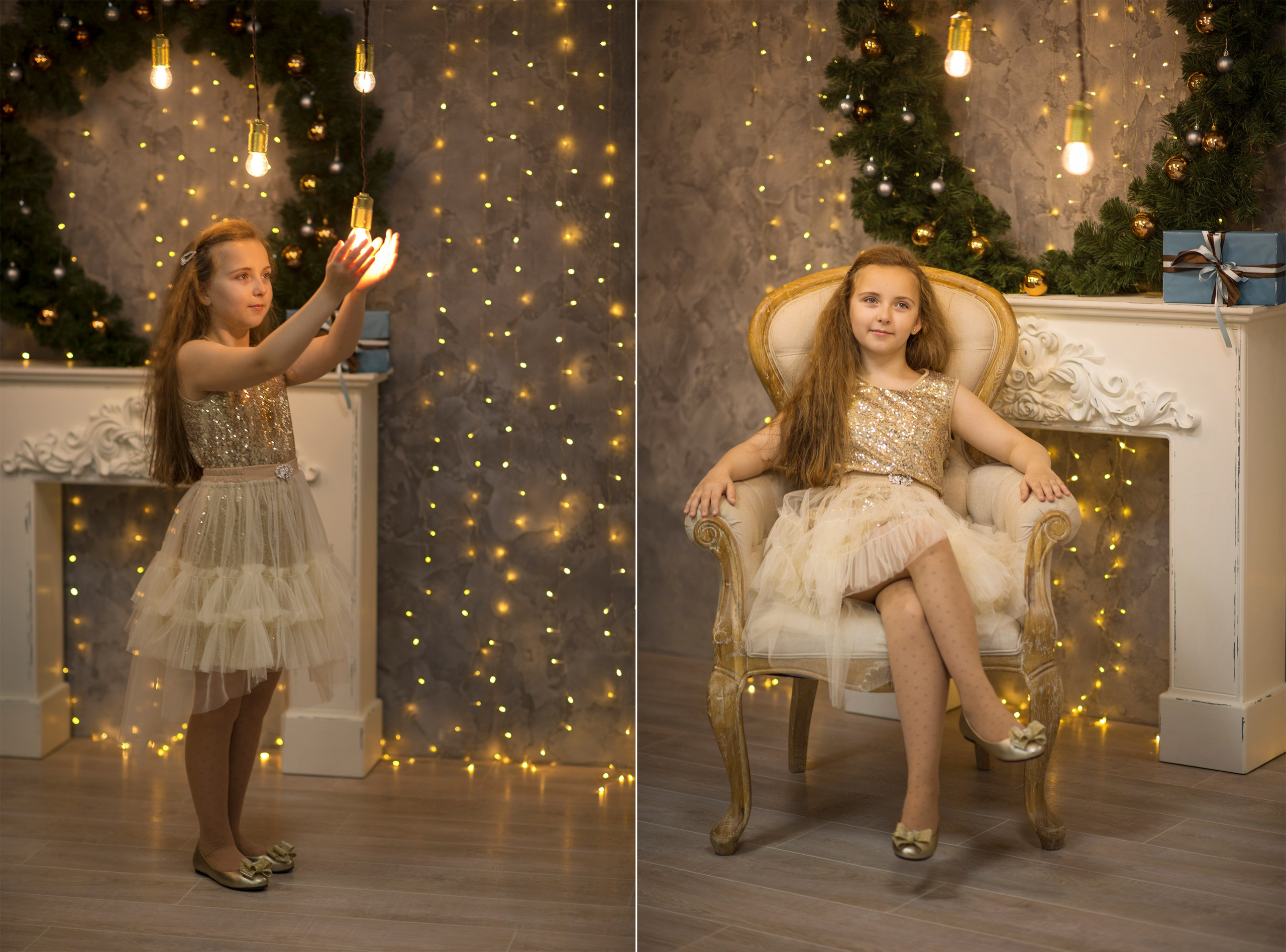 Новогодняя сказка в студии. Семейный и детский фотограф в Севастополе. Семейный фотограф в Ялте