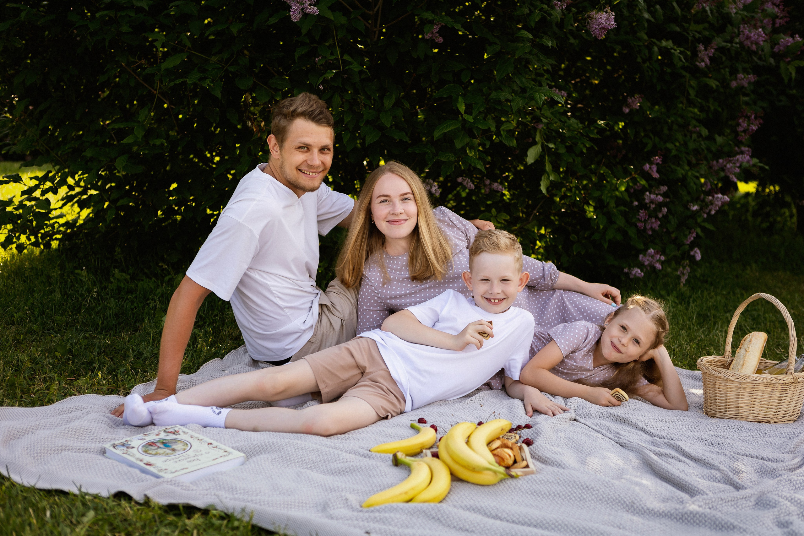 Веселый пикник. Женский, семейный и детский фотограф Москва Черешнева Злата