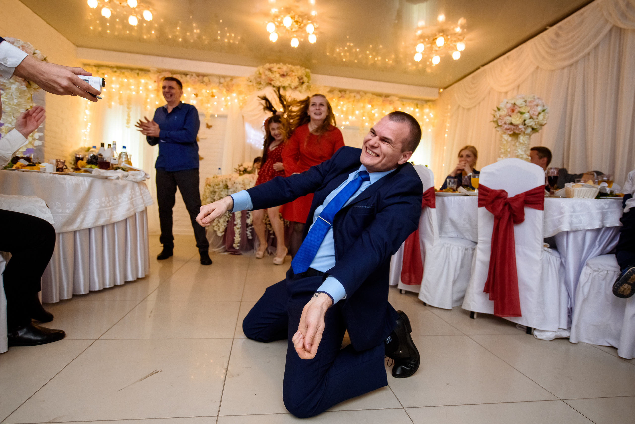 Съемка свадебного банкета Кати и Максима. Свадебный фотограф в Санкт-Петербурге Афонин Андрей