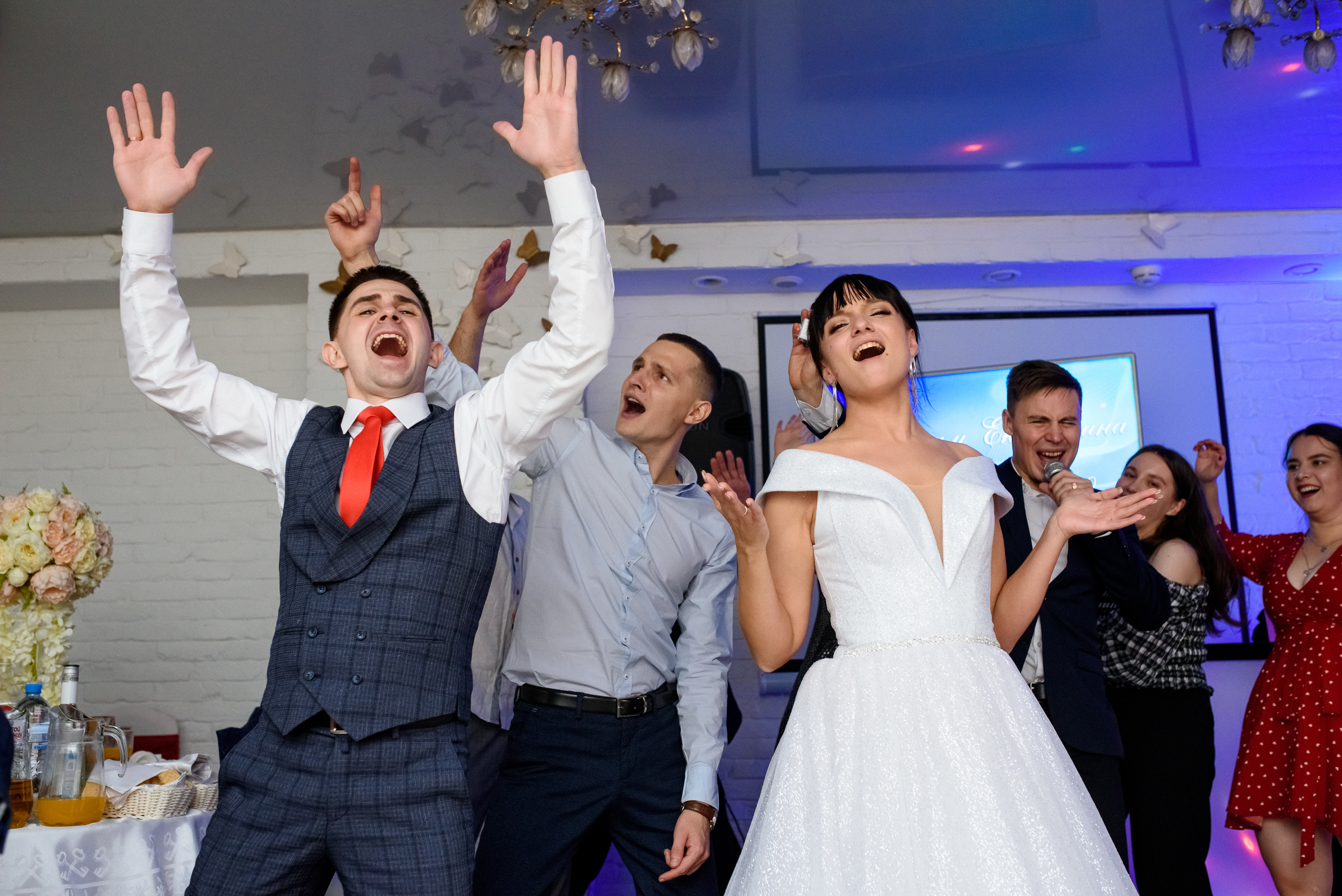 Съемка свадебного банкета Кати и Максима. Свадебный фотограф в Санкт-Петербурге Афонин Андрей