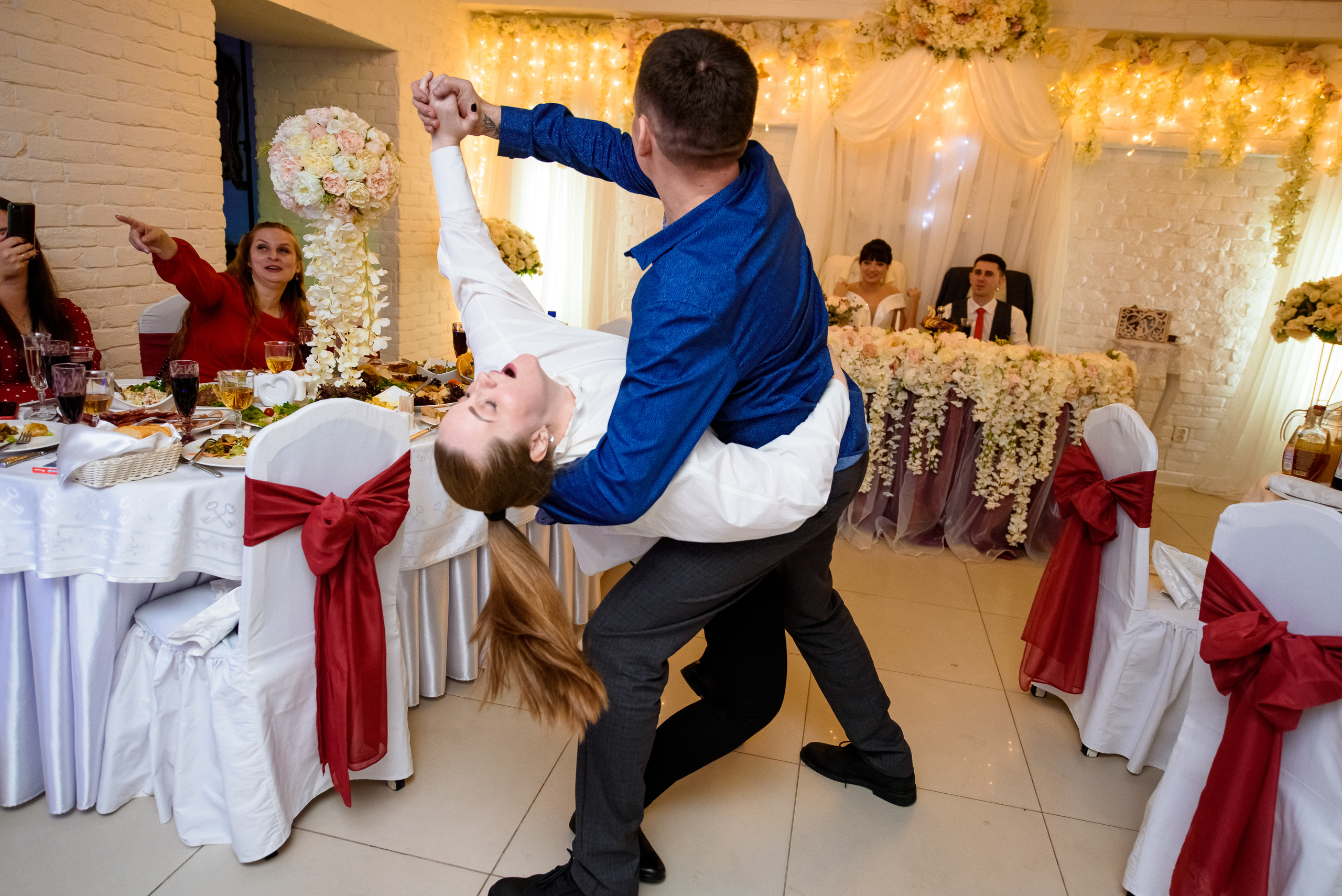 Съемка свадебного банкета Кати и Максима. Свадебный фотограф в Санкт-Петербурге Афонин Андрей