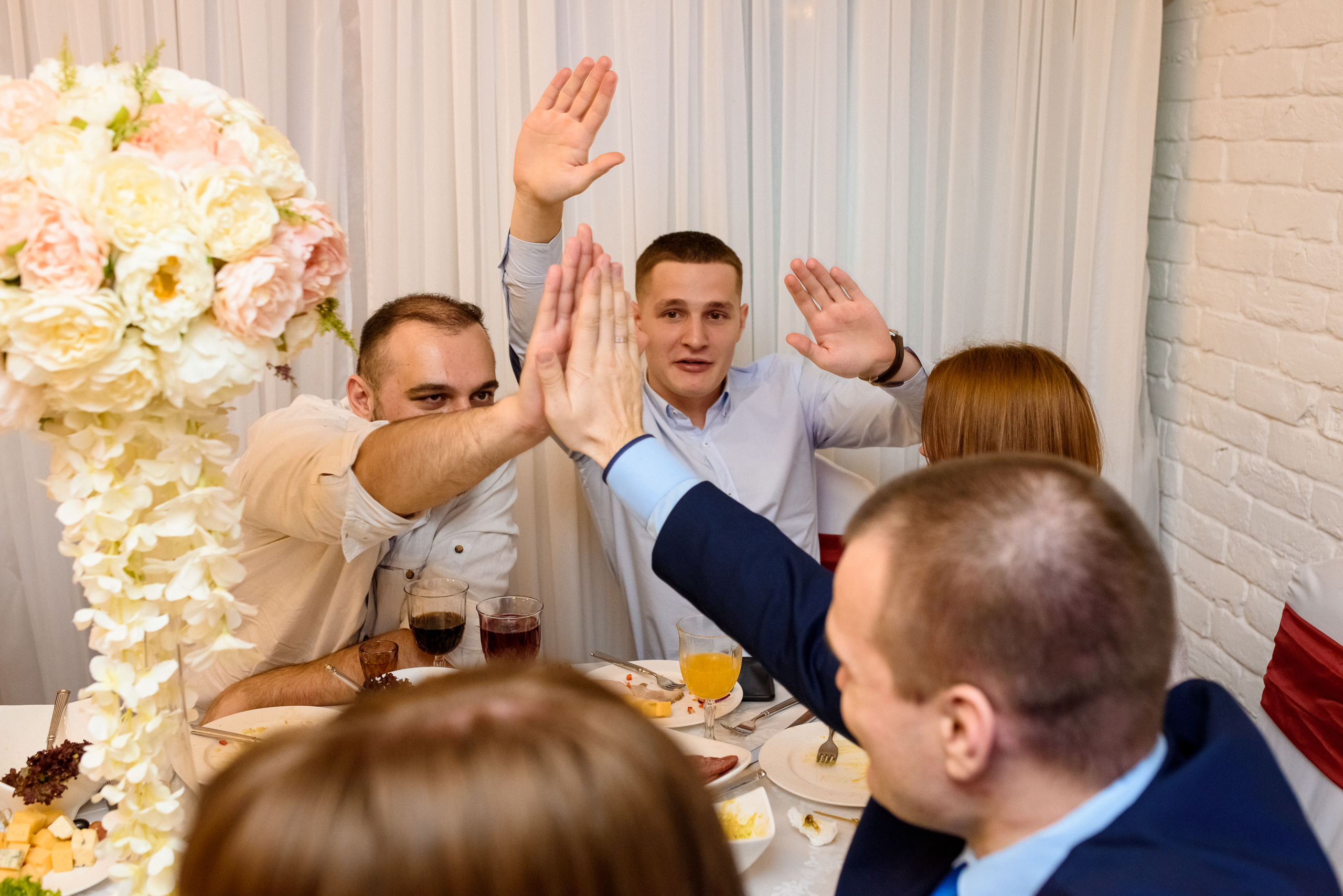 Съемка свадебного банкета Кати и Максима. Свадебный фотограф в Санкт-Петербурге Афонин Андрей