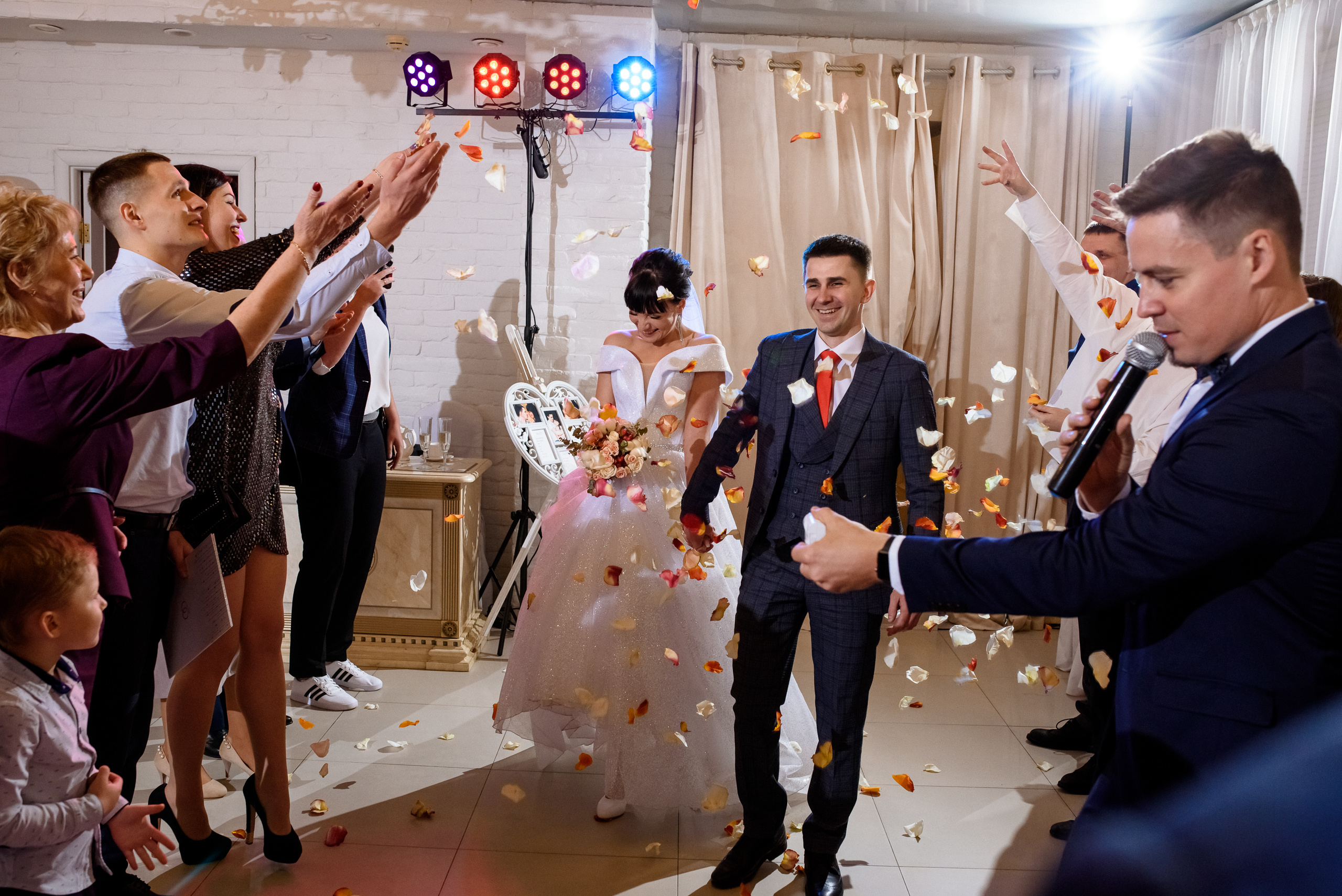 Съемка свадебного банкета Кати и Максима. Свадебный фотограф в Санкт-Петербурге Афонин Андрей