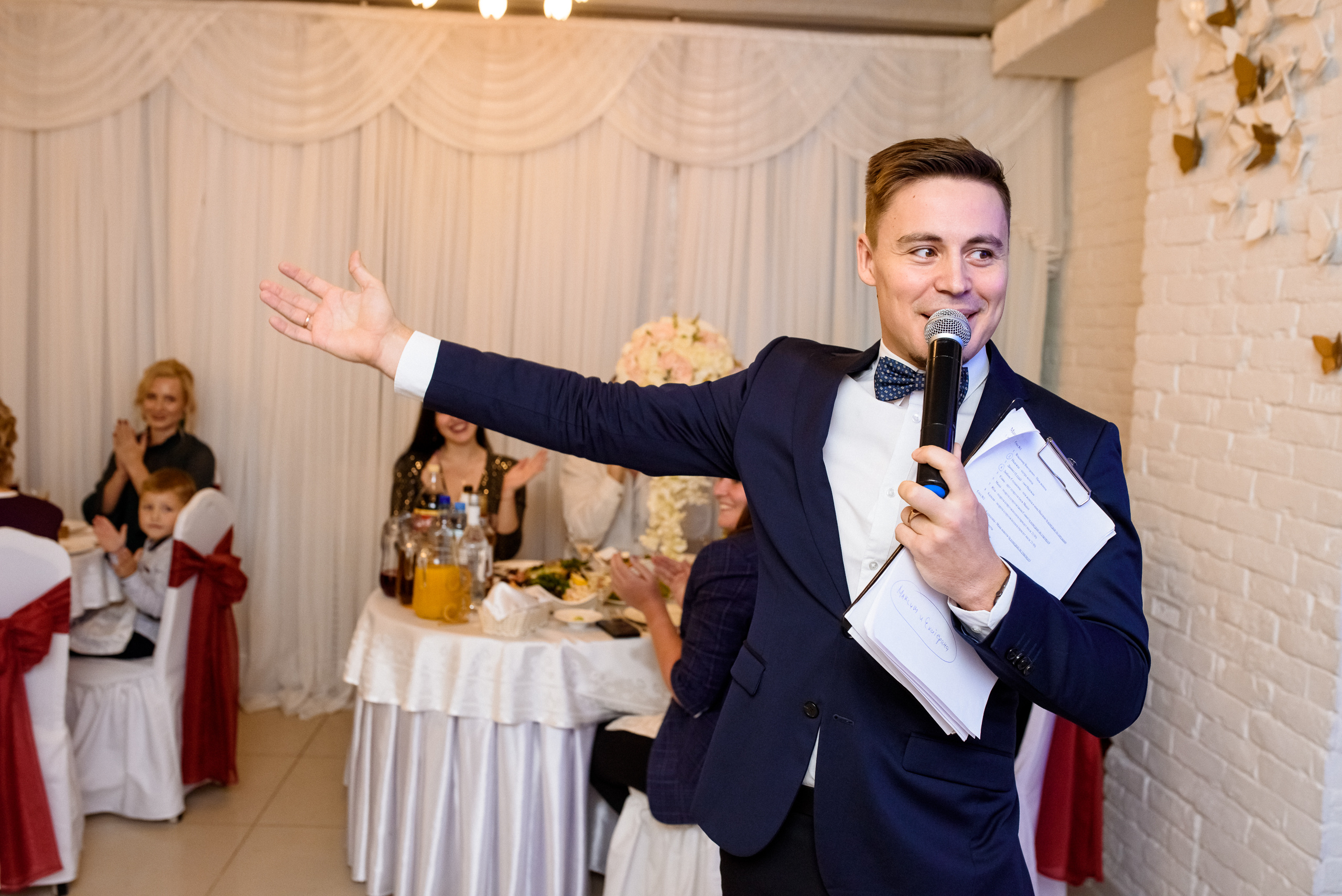 Съемка свадебного банкета Кати и Максима. Свадебный фотограф в Санкт-Петербурге Афонин Андрей