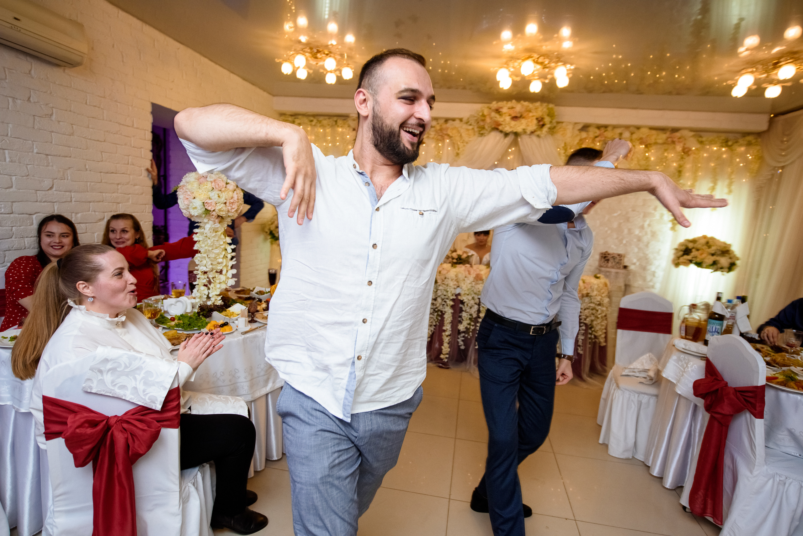 Съемка свадебного банкета Кати и Максима. Свадебный фотограф в Санкт-Петербурге Афонин Андрей
