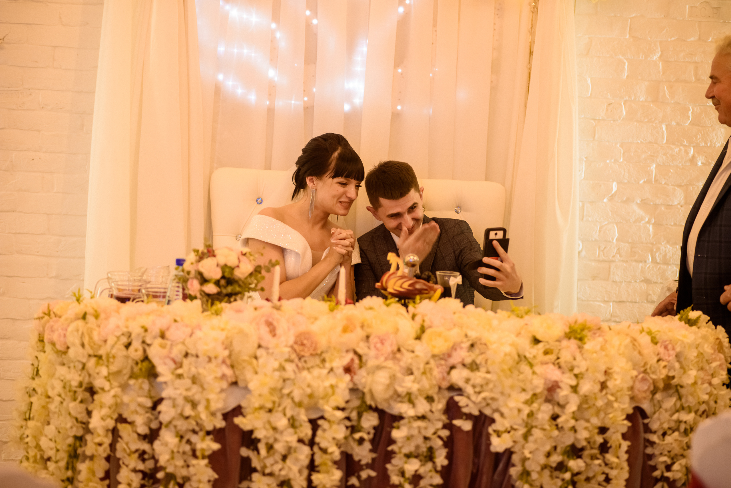 Съемка свадебного банкета Кати и Максима. Свадебный фотограф в Санкт-Петербурге Афонин Андрей