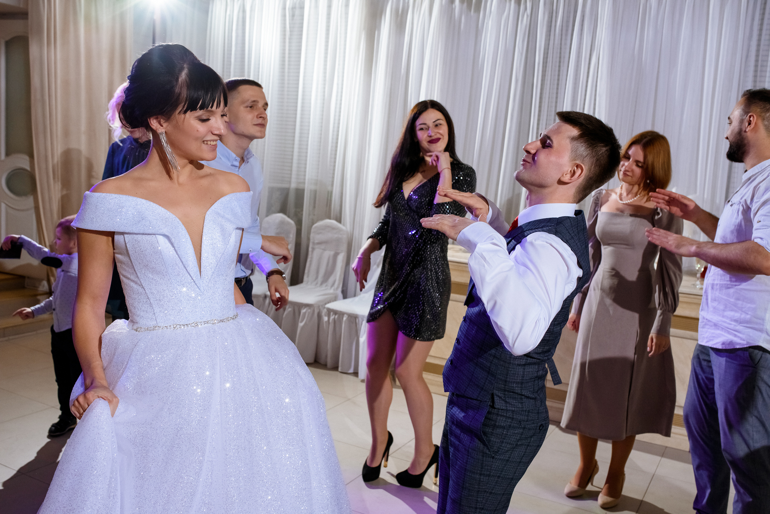 Съемка свадебного банкета Кати и Максима. Свадебный фотограф в Санкт-Петербурге Афонин Андрей