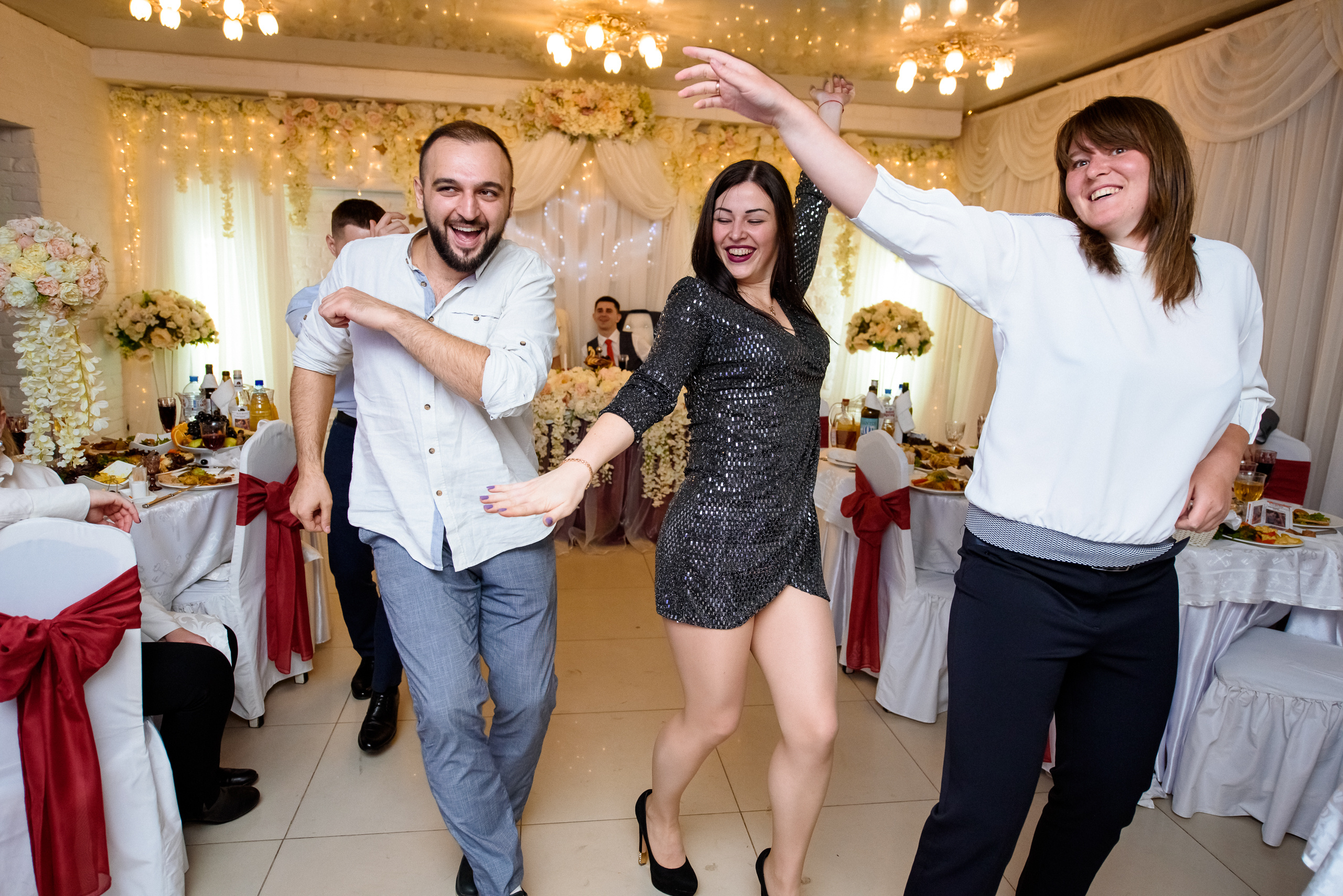 Съемка свадебного банкета Кати и Максима. Свадебный фотограф в Санкт-Петербурге Афонин Андрей