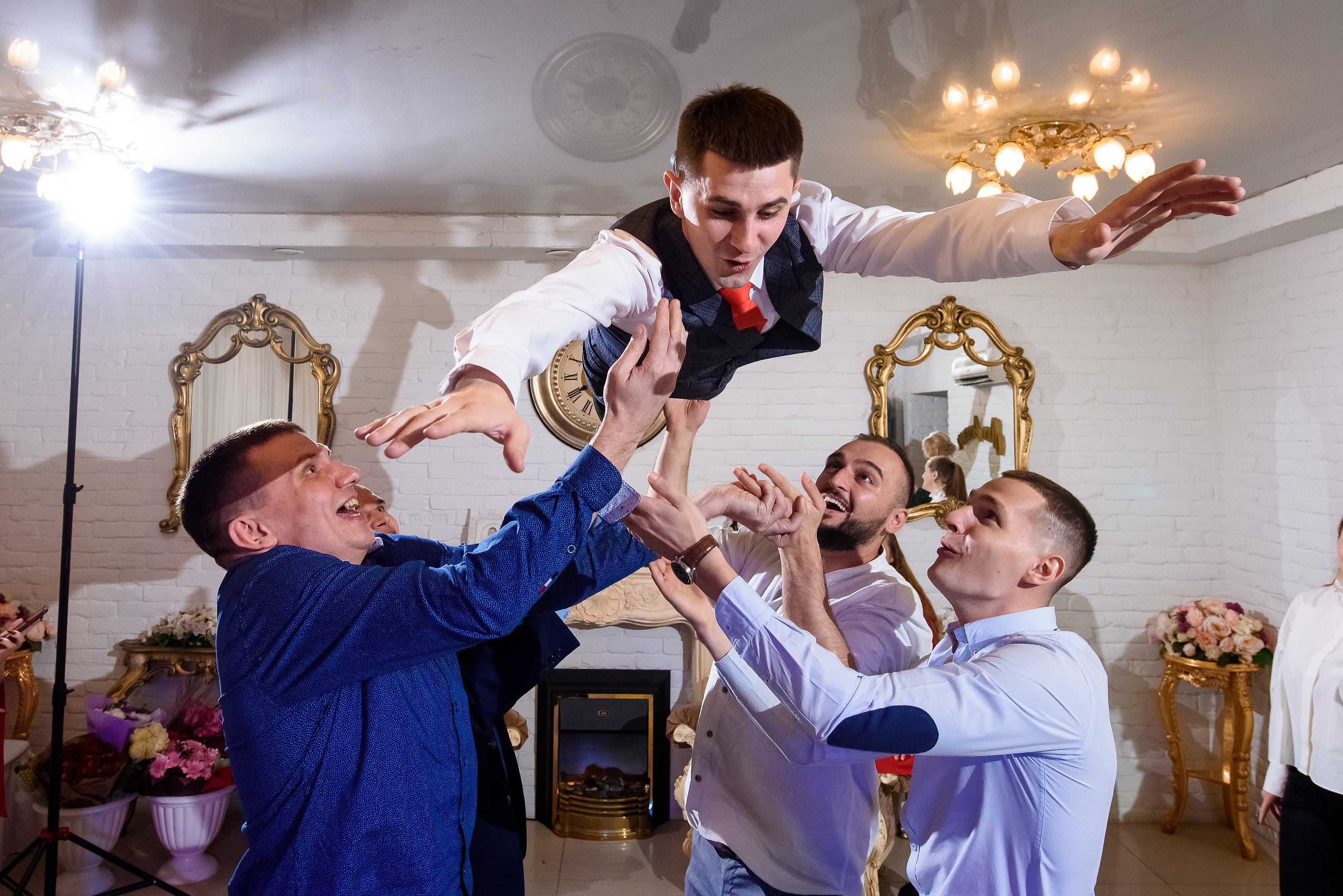 Съемка свадебного банкета Кати и Максима. Свадебный фотограф в Санкт-Петербурге Афонин Андрей