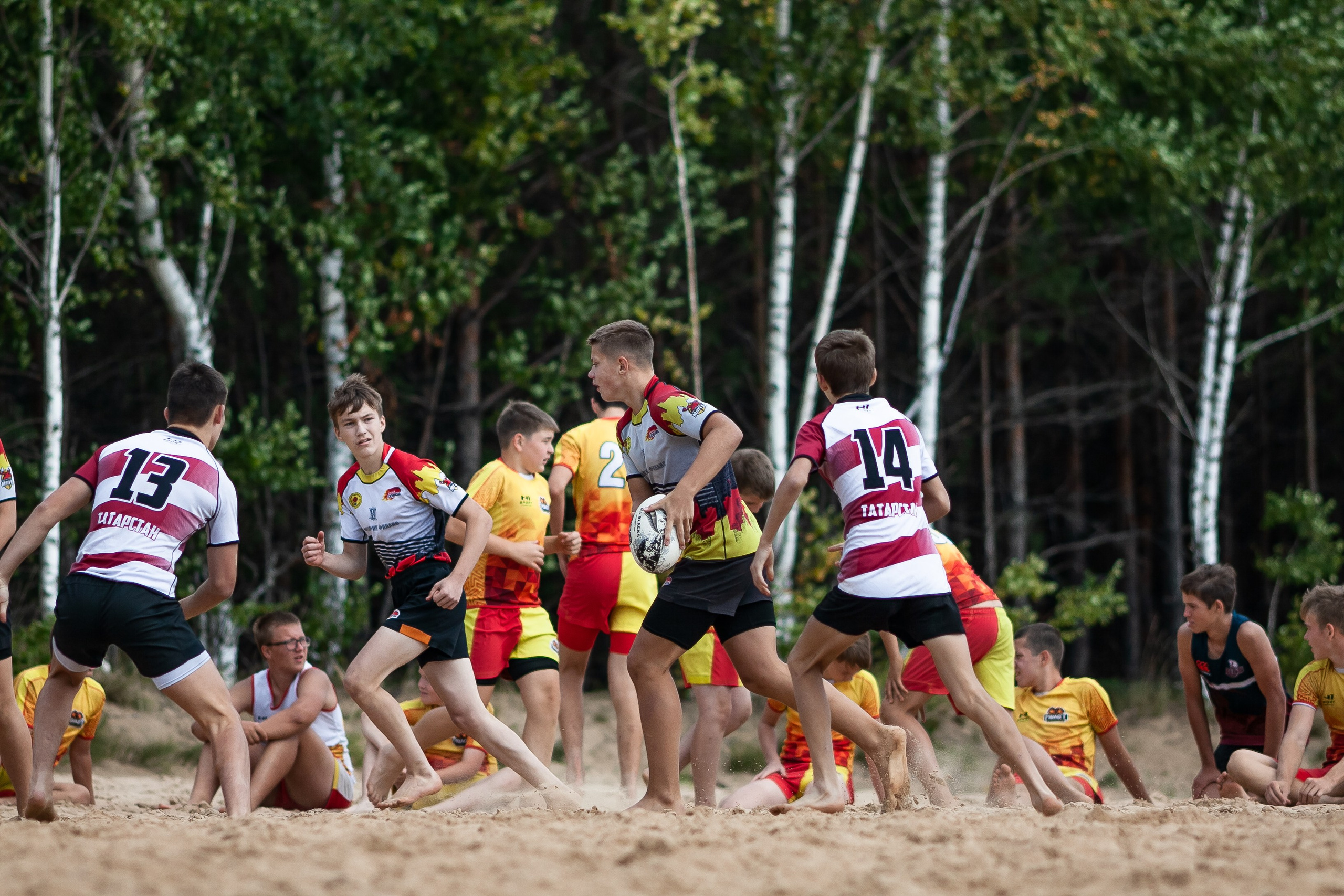 «Кубок «Молота» по пляжному Регби. Фотография