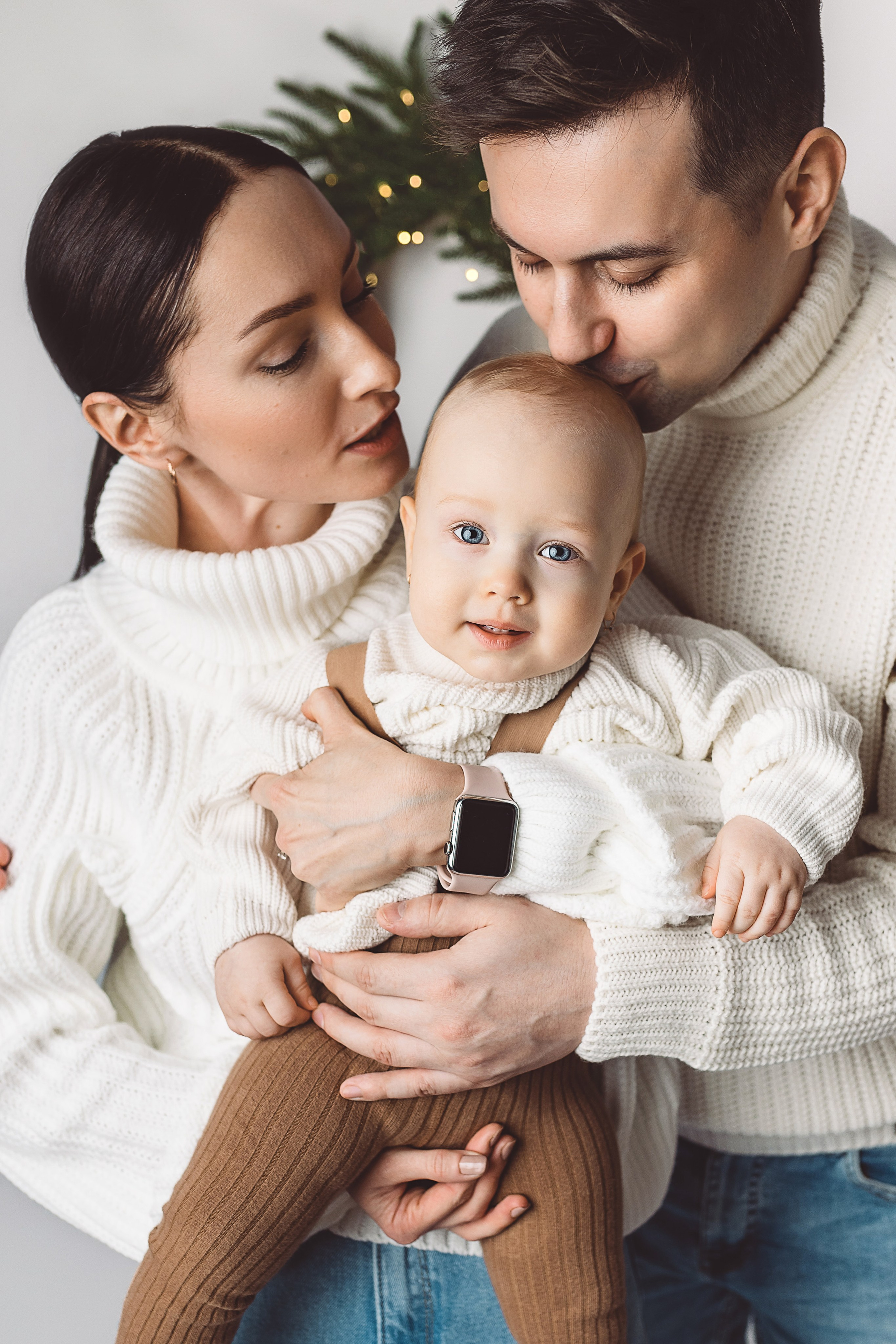 Семейные фото на годиках. Фотограф новорожденных Серпухов, Протвино, Москва I Марина Бурмистрова