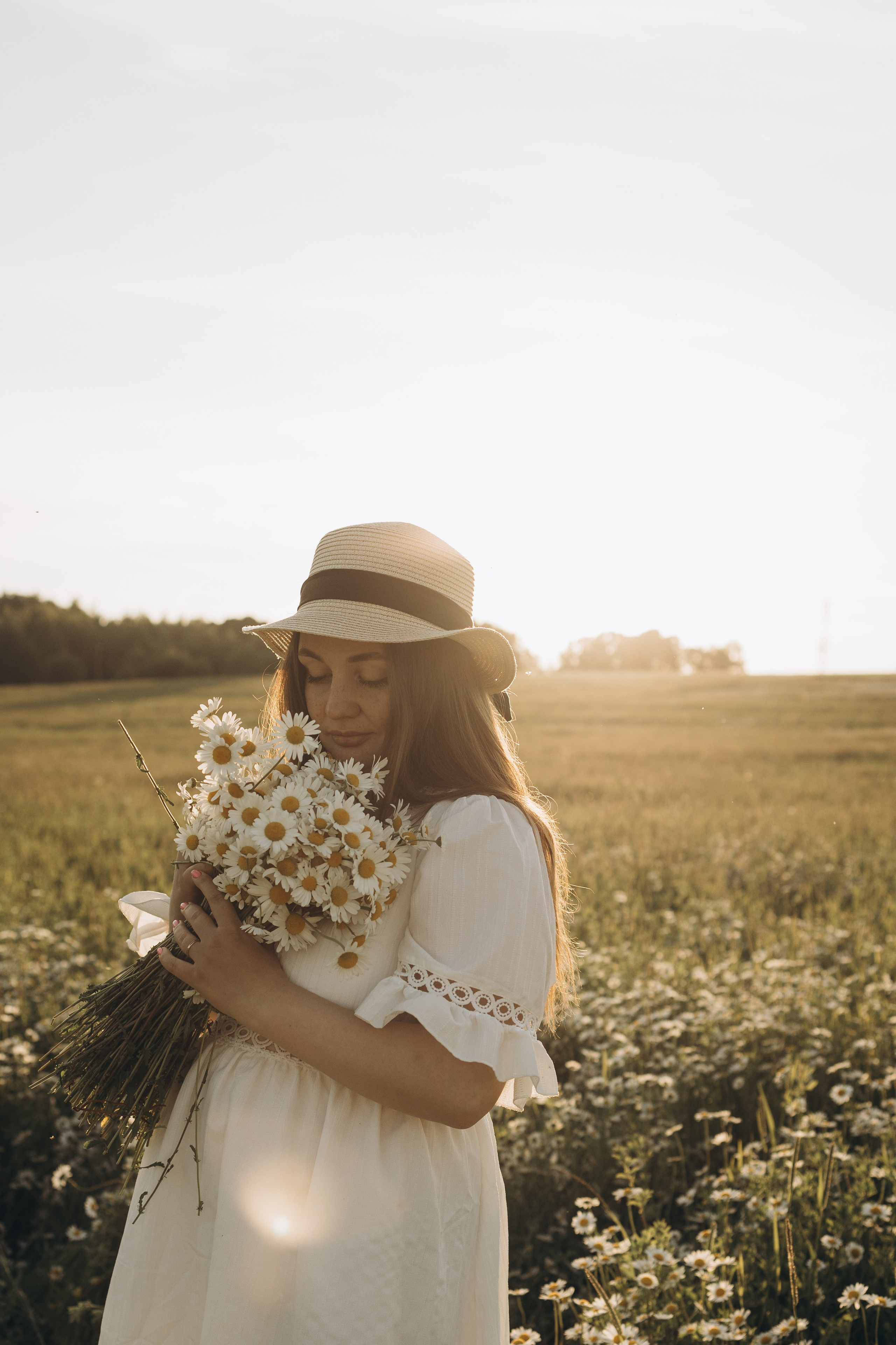 Маша и ромашки. Семейный фотограф в Москве Виктория Ястребинская