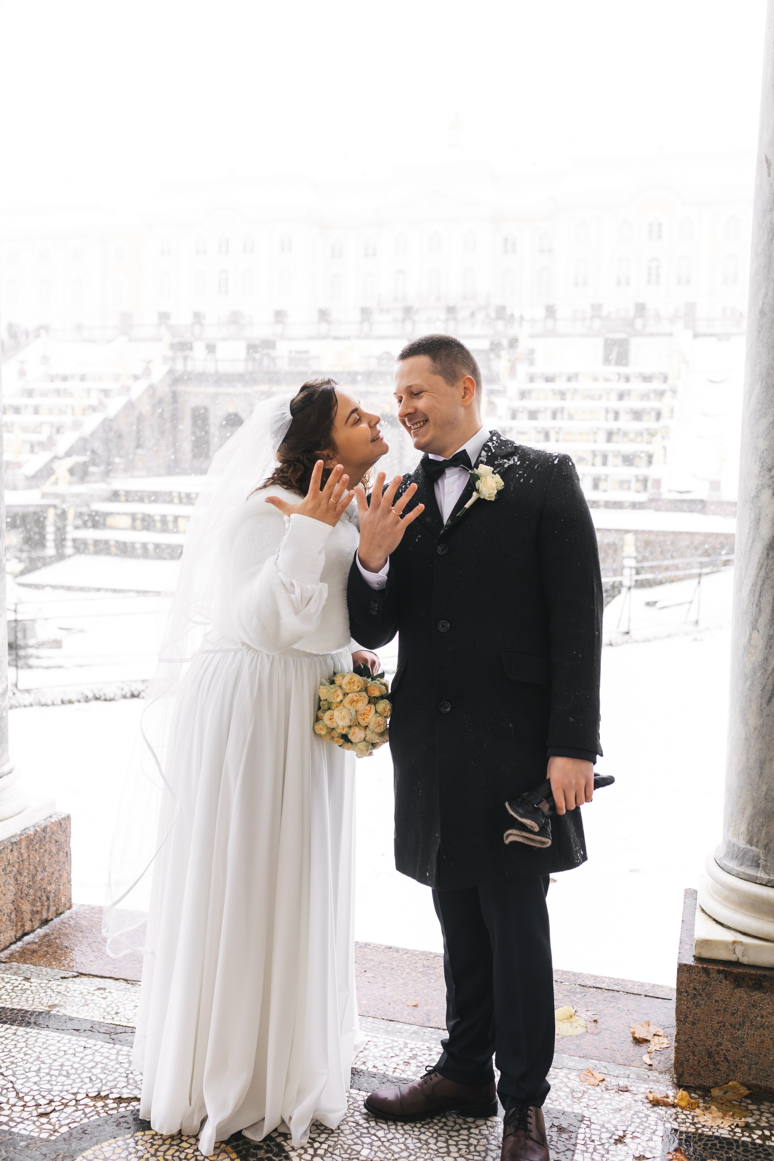 А снег идет!. Свадебный и женский фотограф в Санкт-Петербурге Муртеева Екатерина