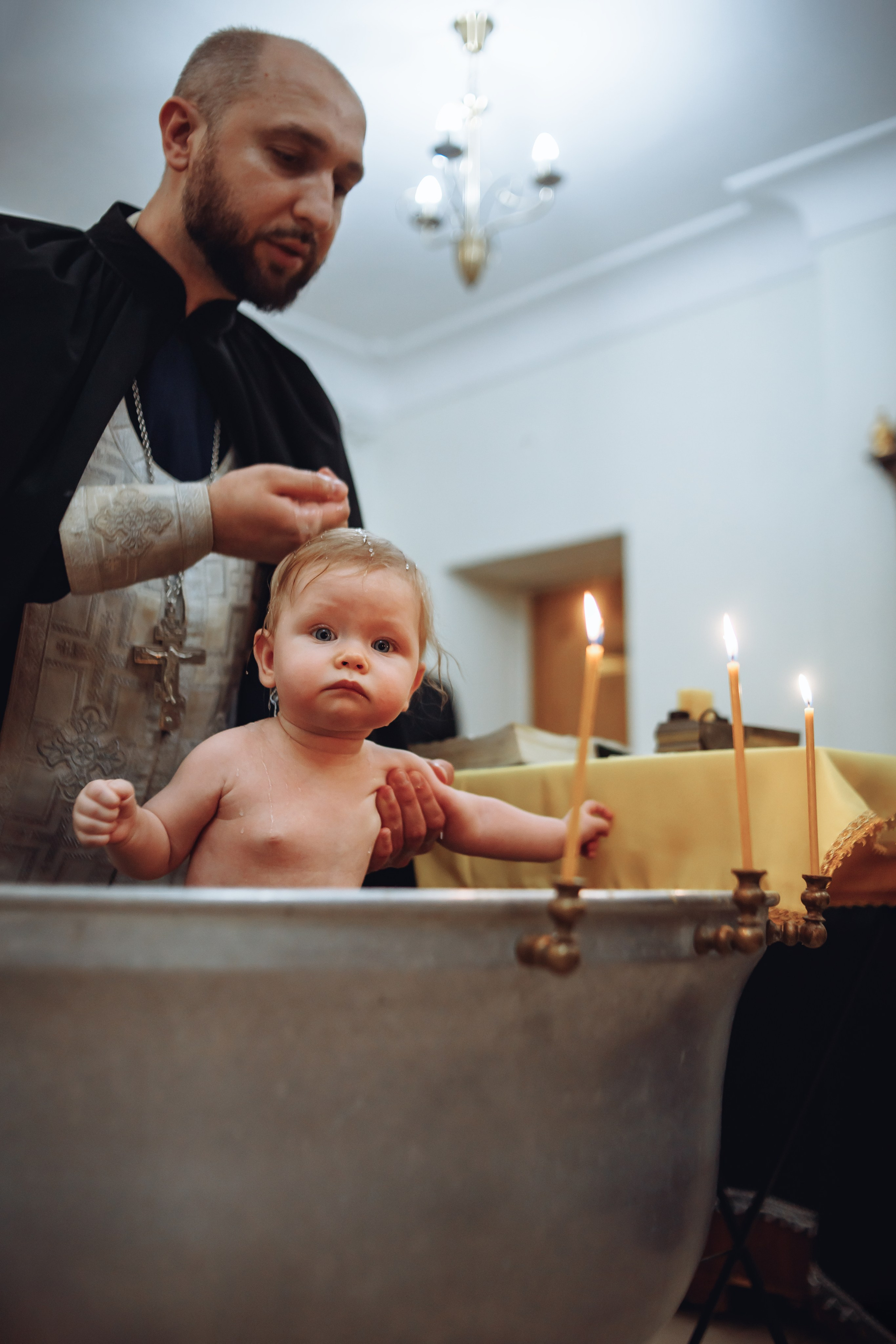 Таинство крещения в Тихорецке. Свадебный и семейный фотограф в Краснодарском крае Мария Данилкина