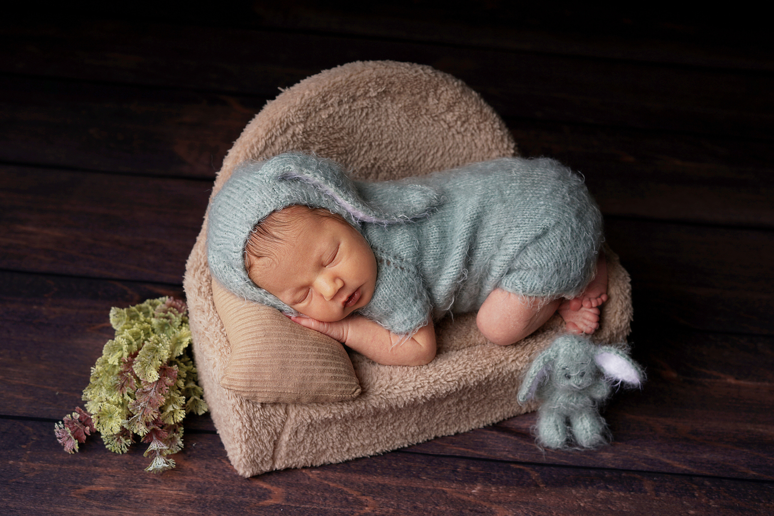 Фотосессия Арсения. Фотограф новорожденных Тюмень